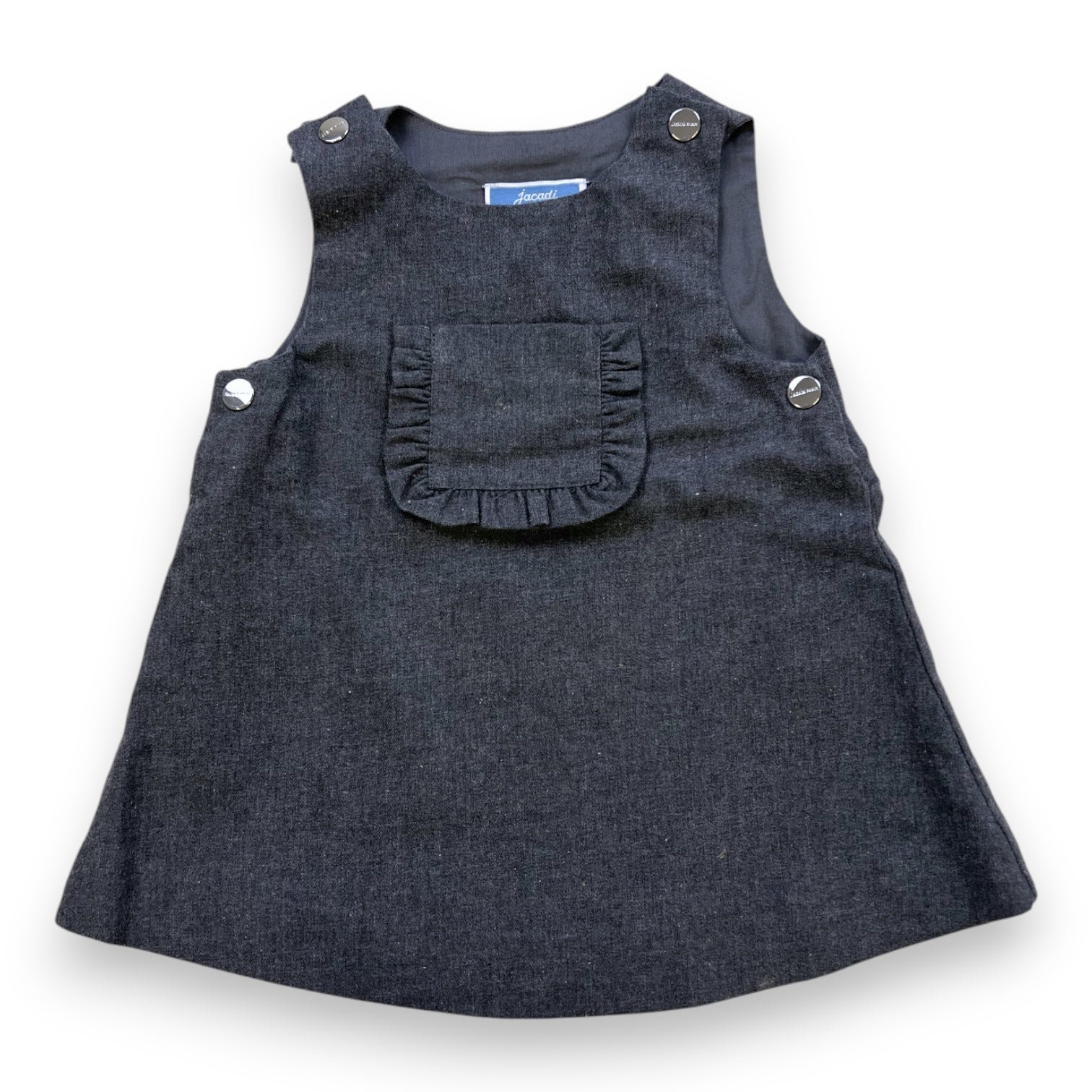 Gray baby dress - 6 months JACADI - Seconde Main Grey