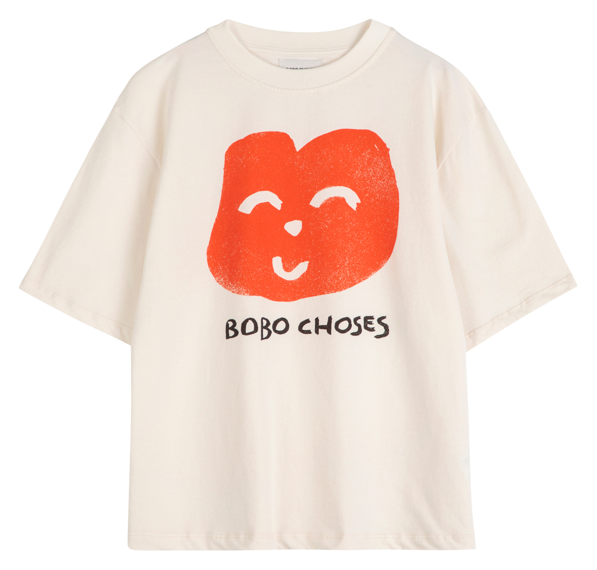 T-shirt met rechte pasvorm en motieven BOBO CHOSES Wit