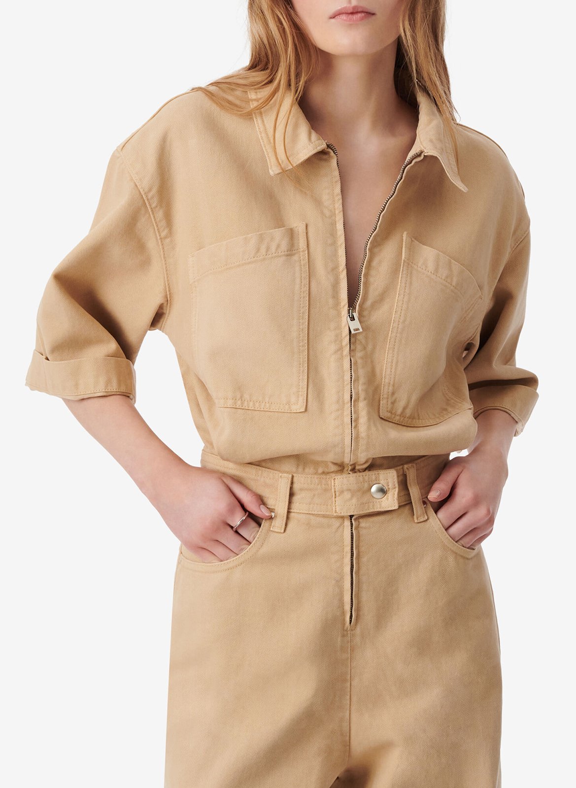 Combinaison col classique IRO Beige