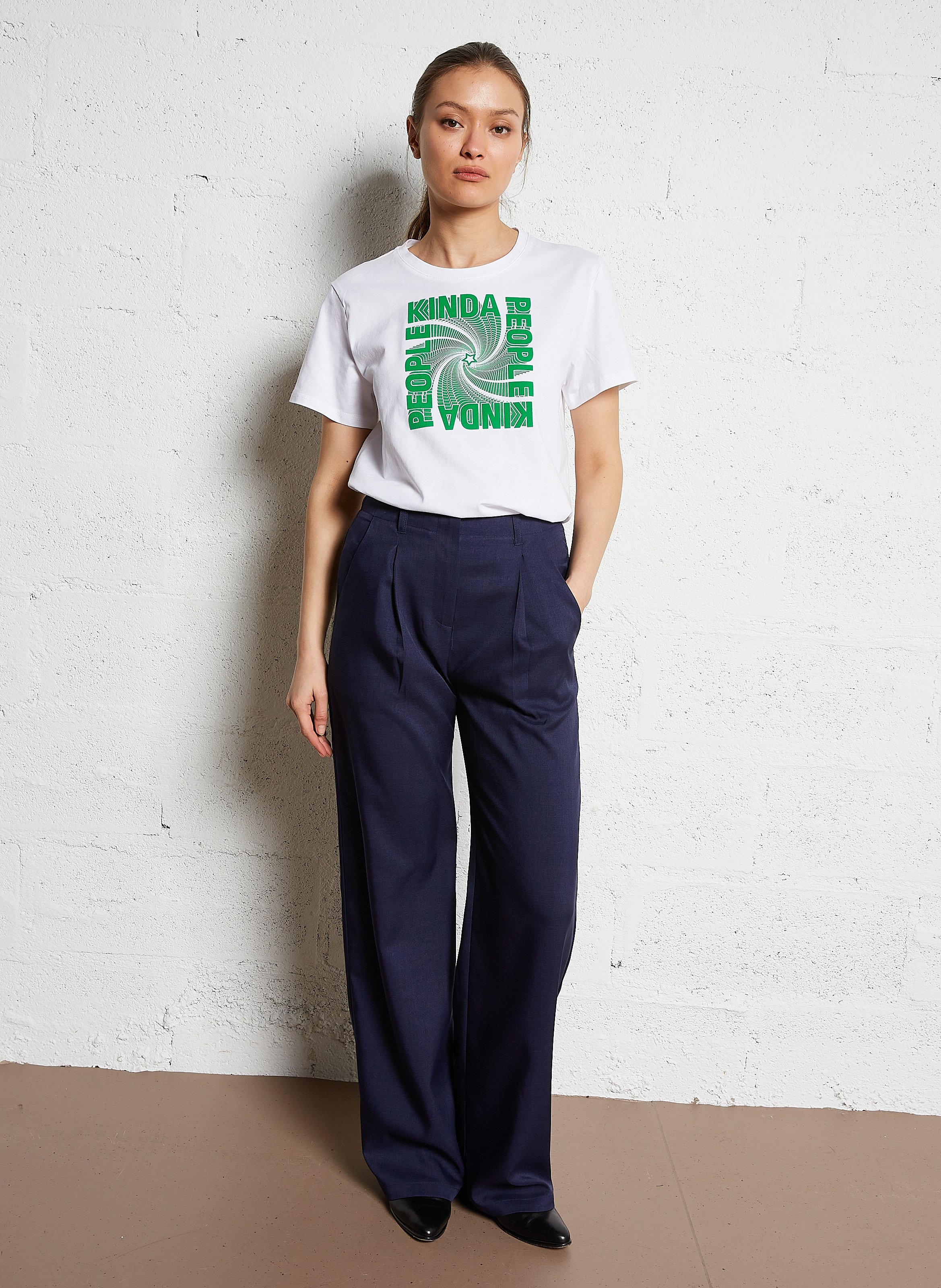 Wijde broek LA PETITE ETOILE Blauw