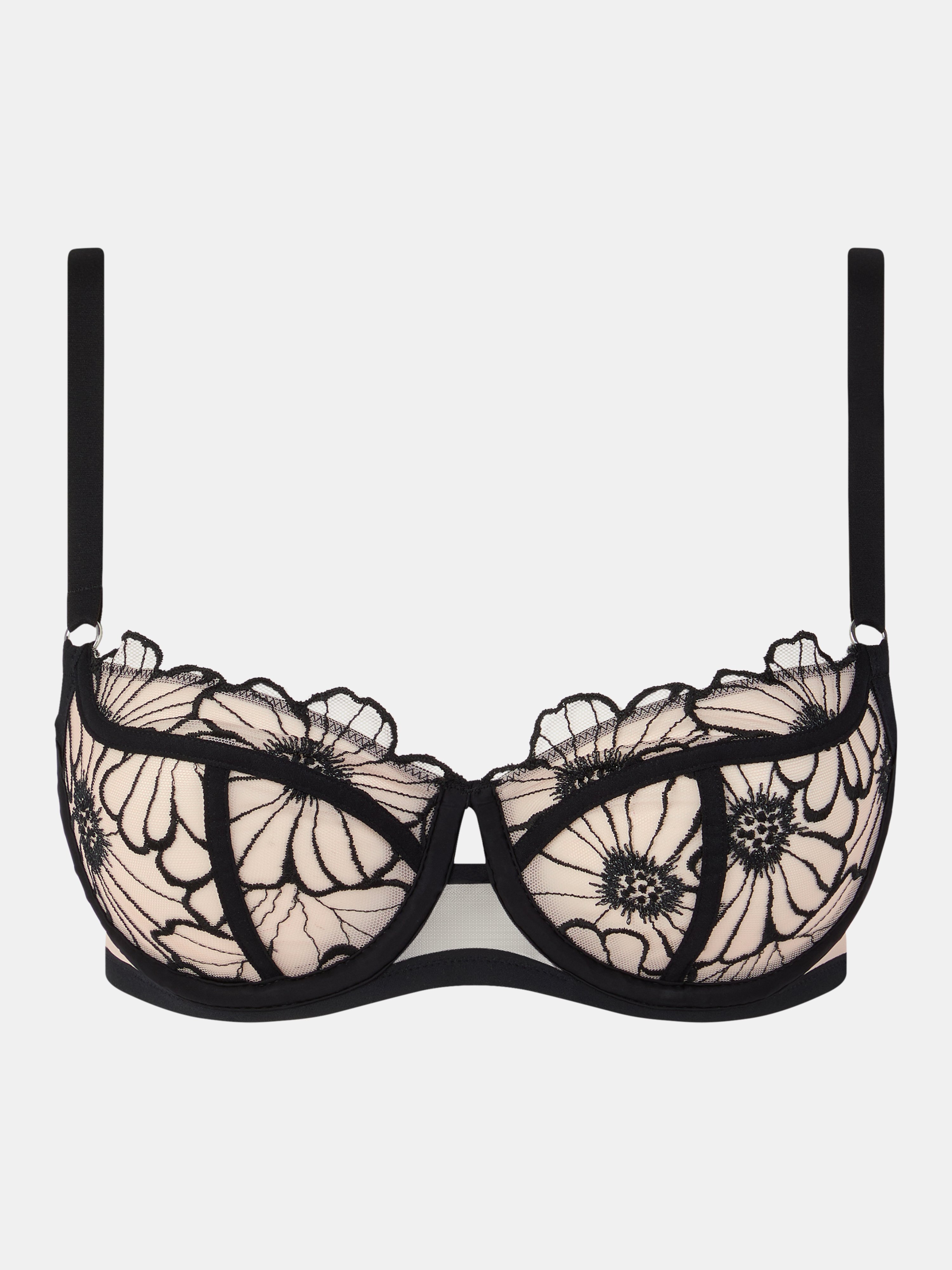 A Fleur De Toi demi-cup bra CHANTELLE PULP Multicolored