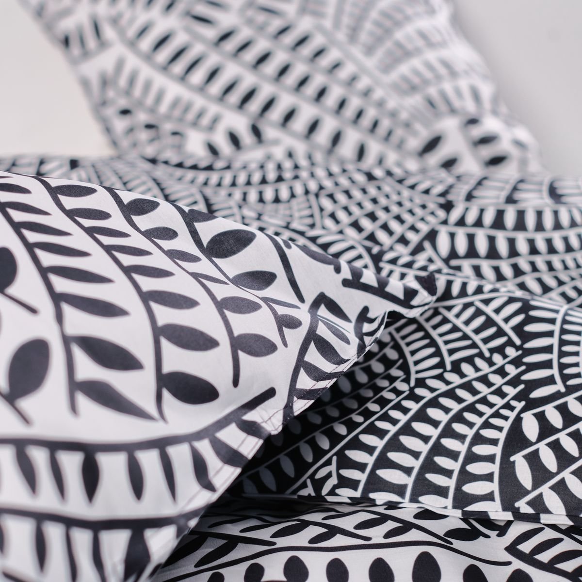 Printed cotton bed set TODAY LINGE DE MAISON White