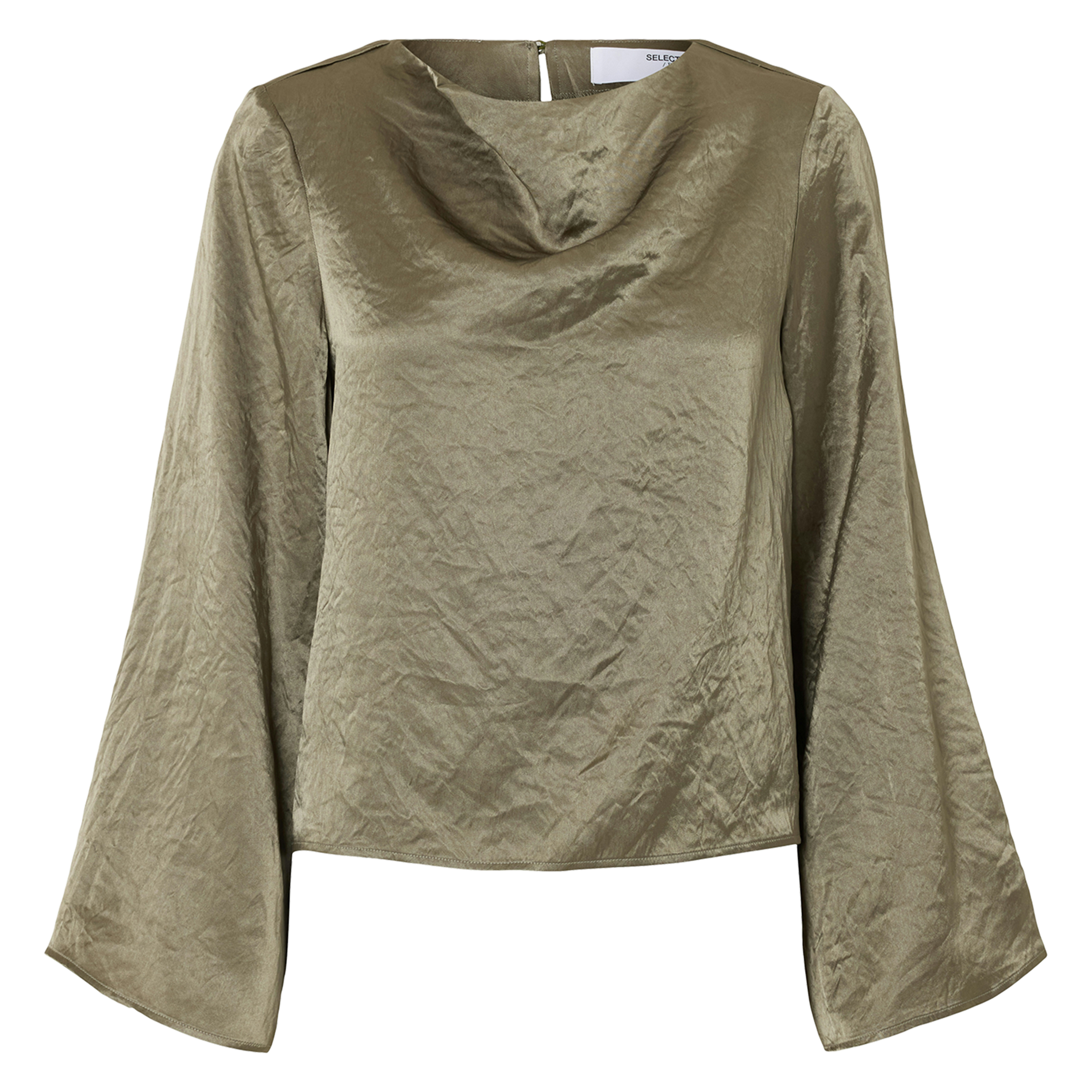 Satin top SELECTED Grey