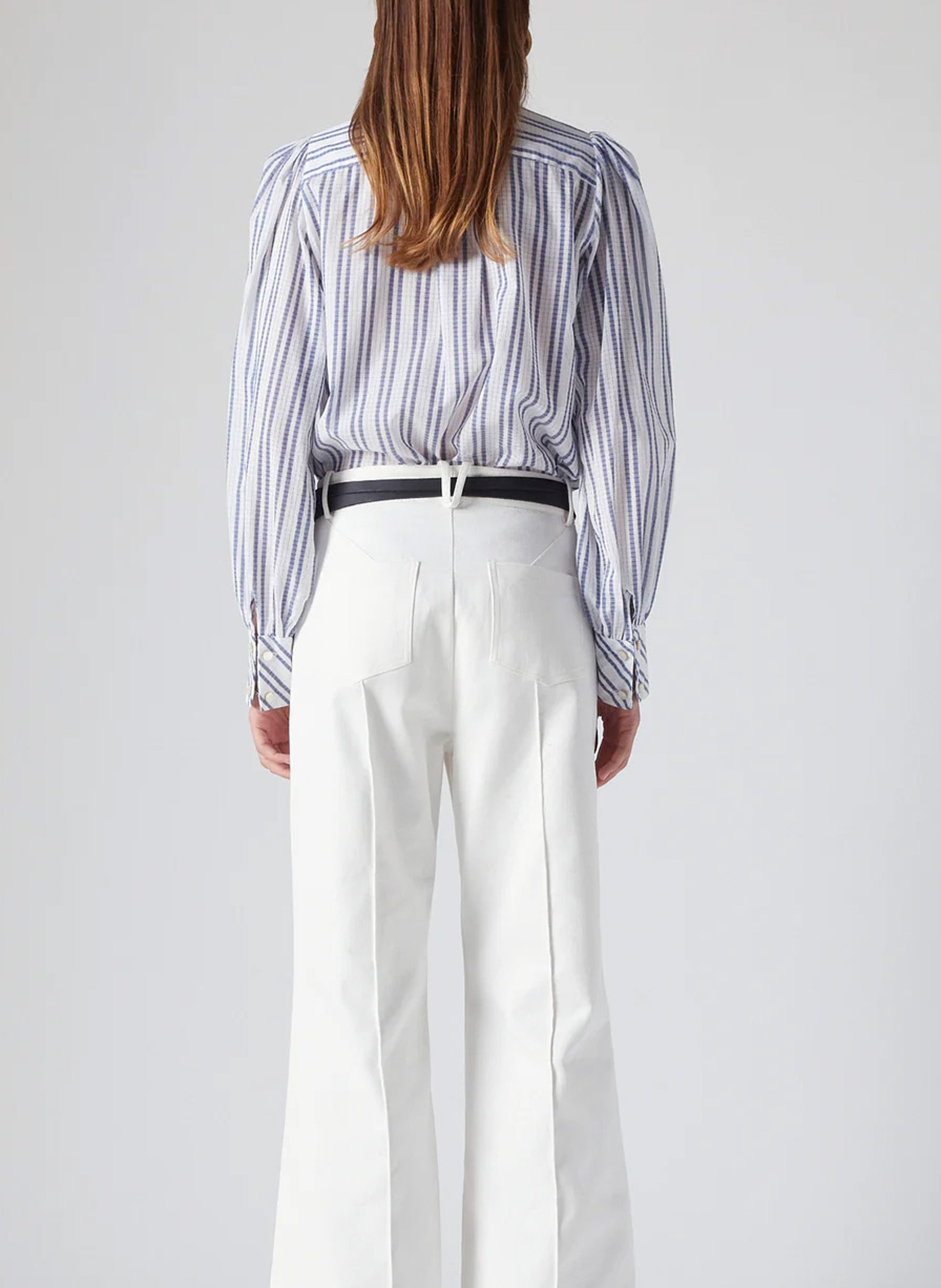 Chemise col classique en coton THE LABEL EDITION Bleu