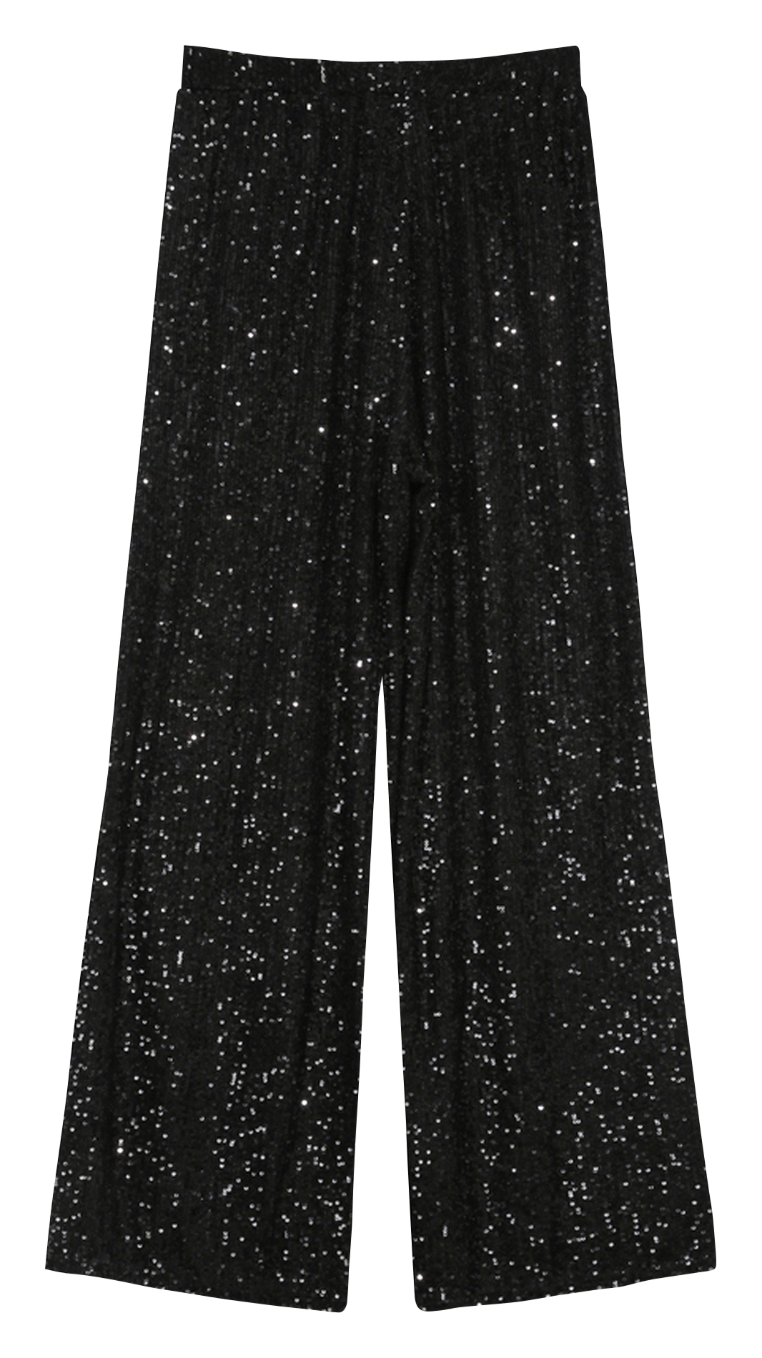 Wide-leg glitter pants GRACE ET MILA Black