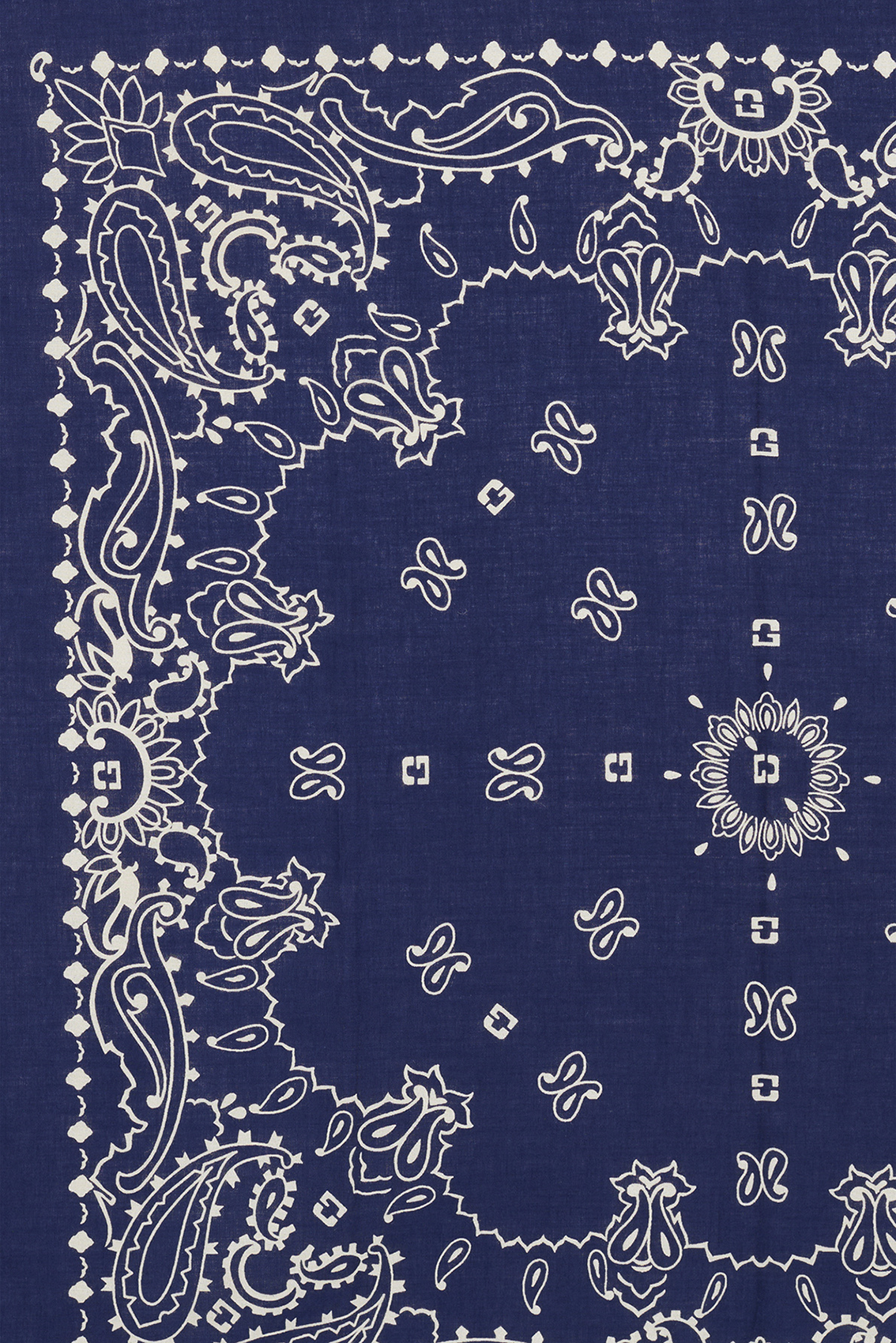 Bedrucktes Baumwoll-Bandana GERARD DAREL Blau