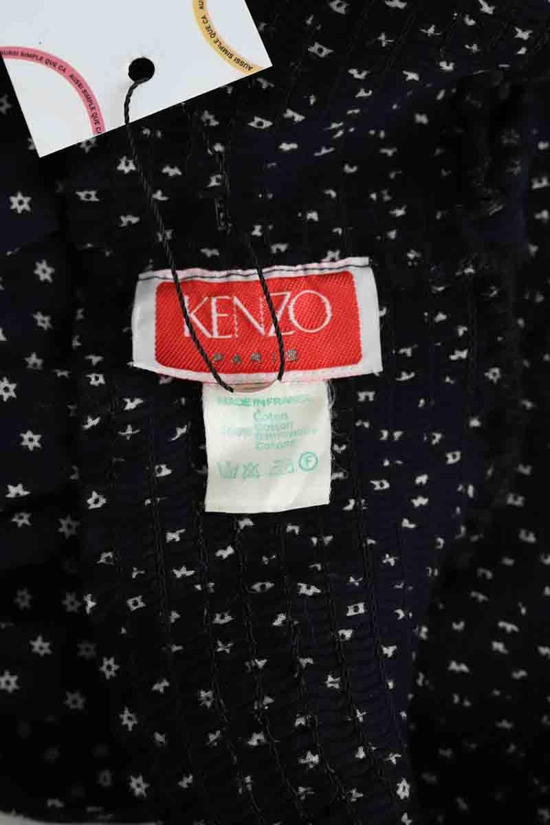 Slim-fit cotton cargo pants KENZO - SECONDE MAIN Black