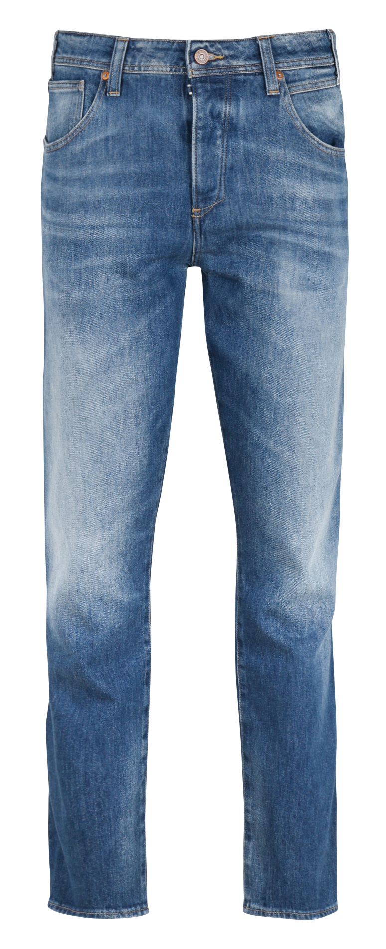 - Straight-leg jeans
- 5 pockets
- Straight cut
- Faded effect LE TEMPS DES CERISES Blue