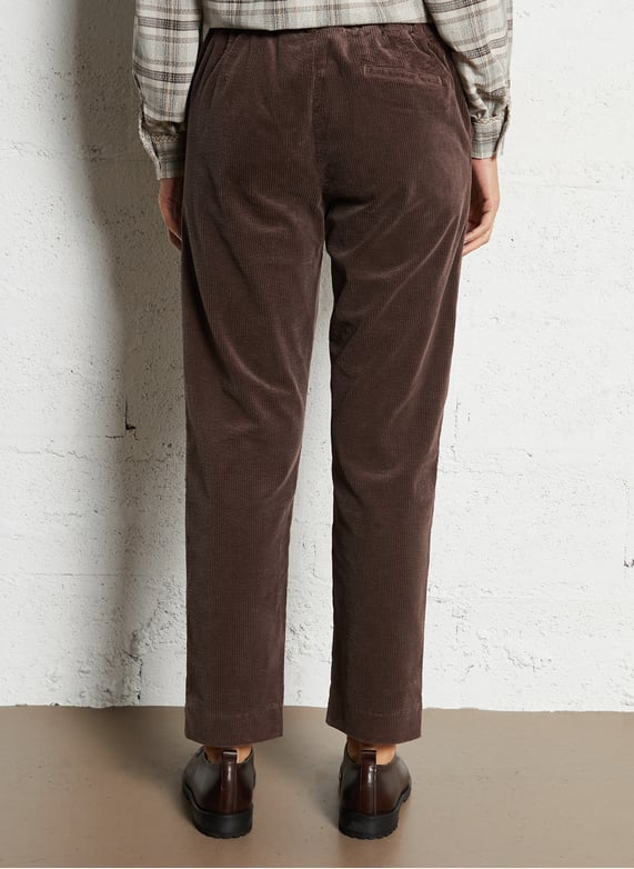 Corduroy carrot pants | Brown by HOD PARIS Corduroy carrot pants Brown