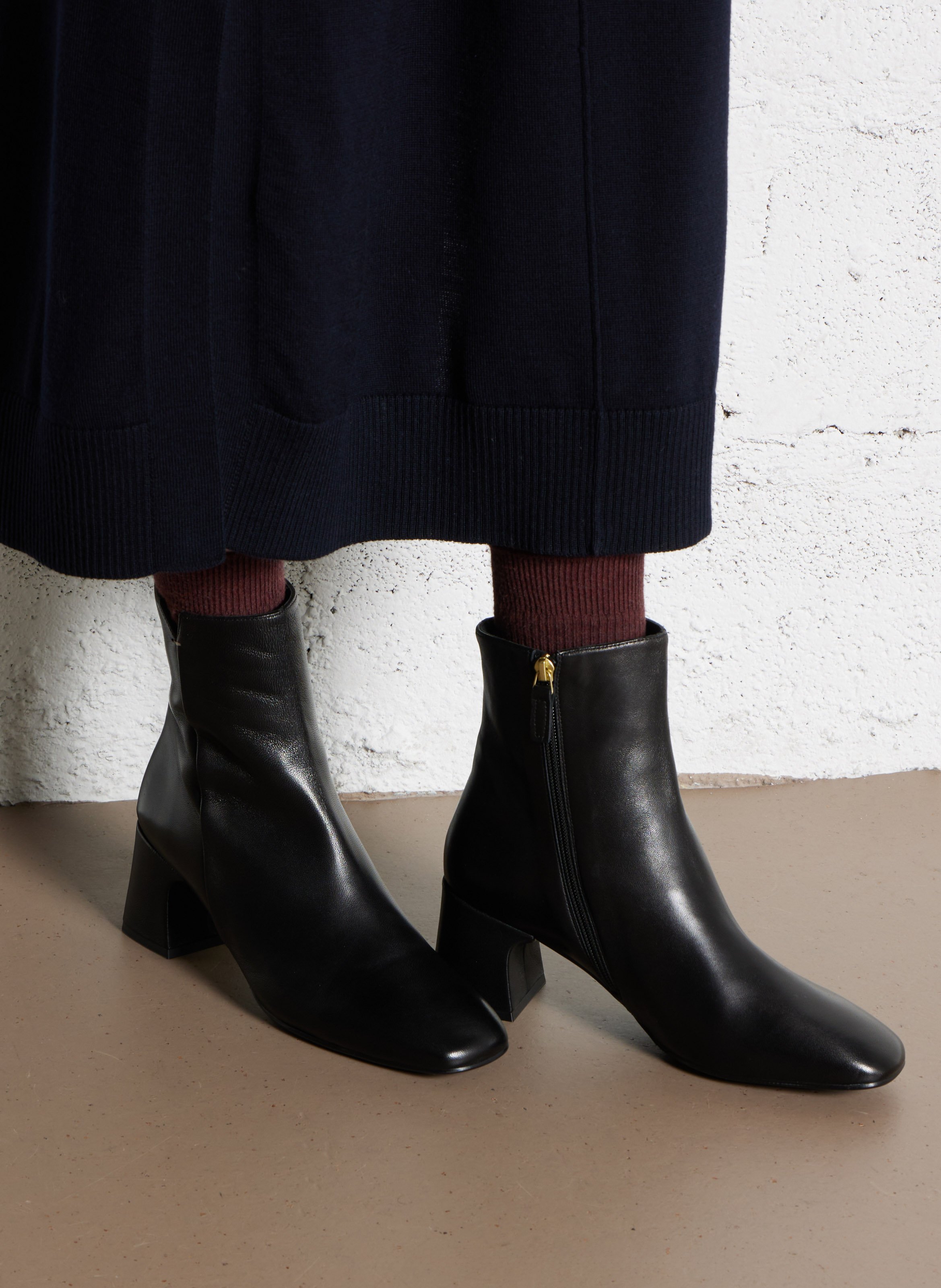 Bianca - Lederstiefeletten BILLI BI Schwarz