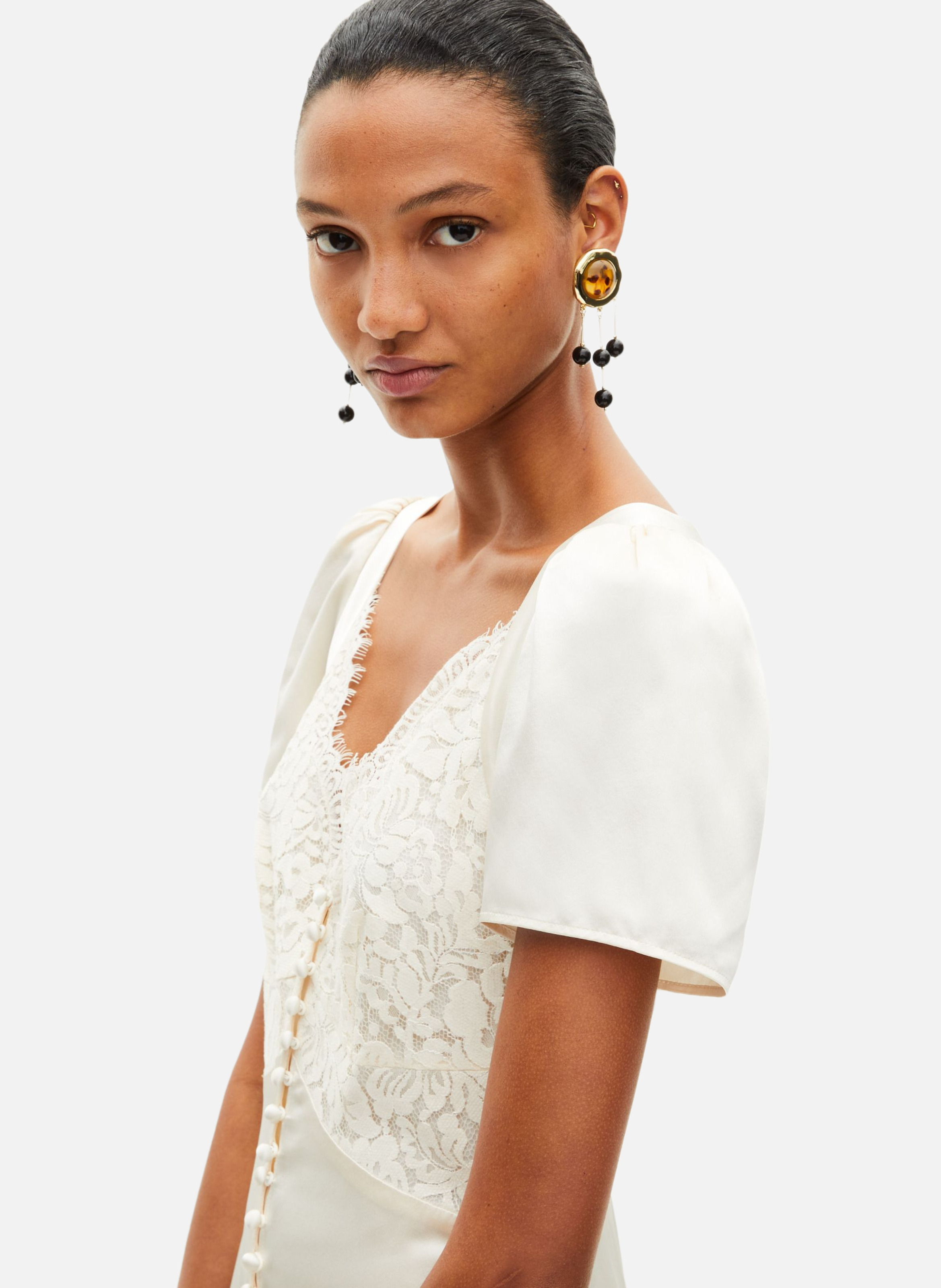 Earrings THE KOOPLES Yellow