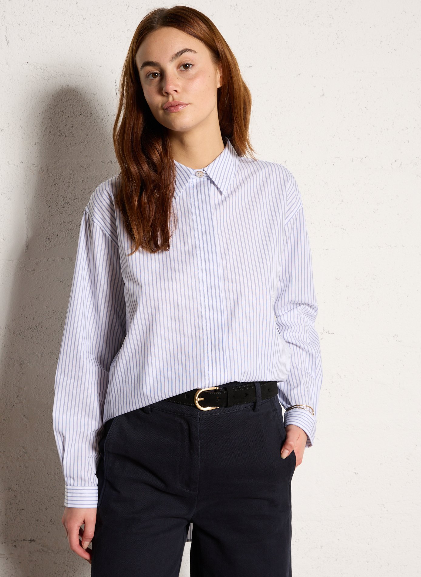 Chemise à rayures col clasique RUE DE TOKYO Multicolore