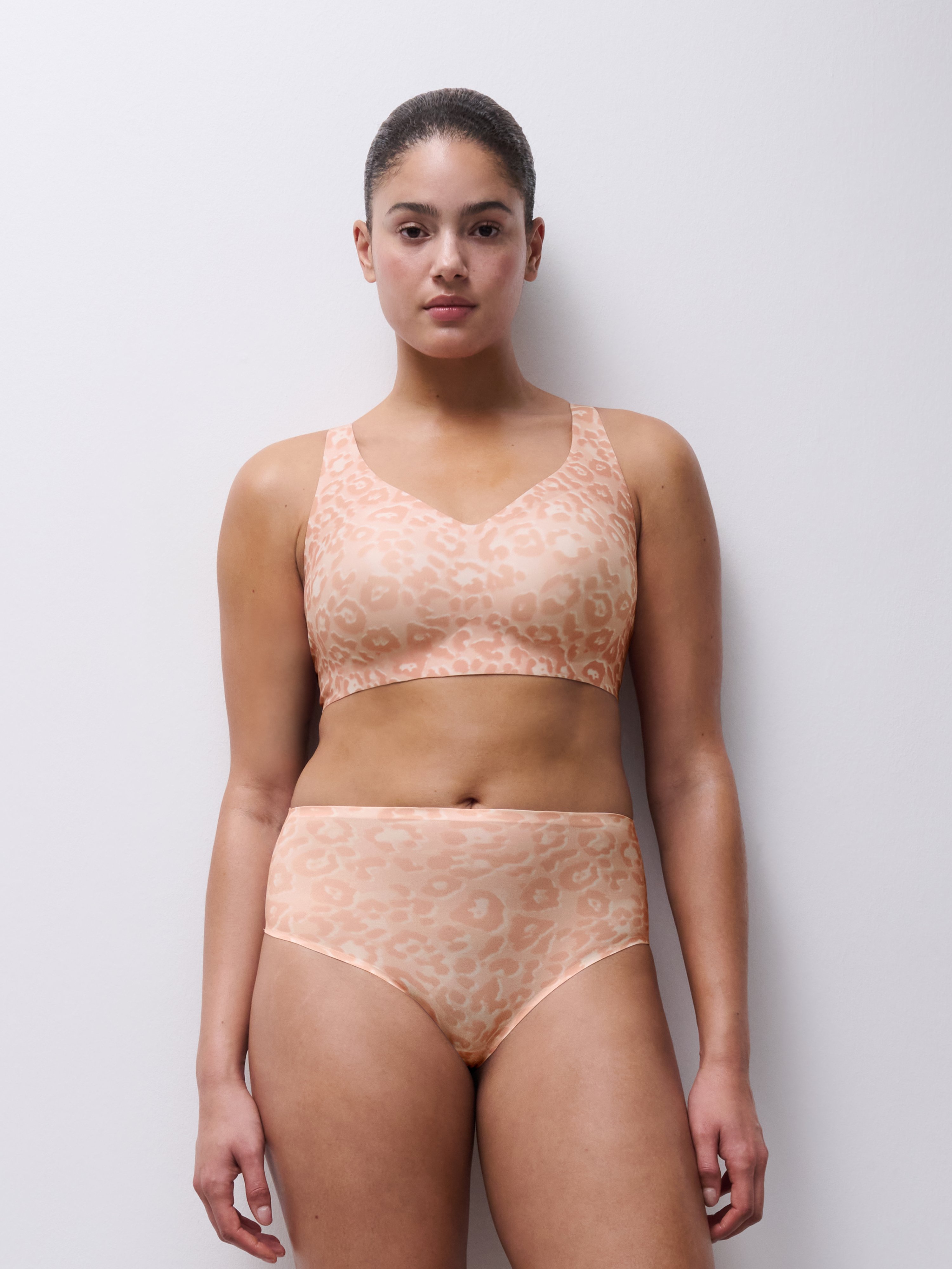 Non-wired bra CHANTELLE Brown