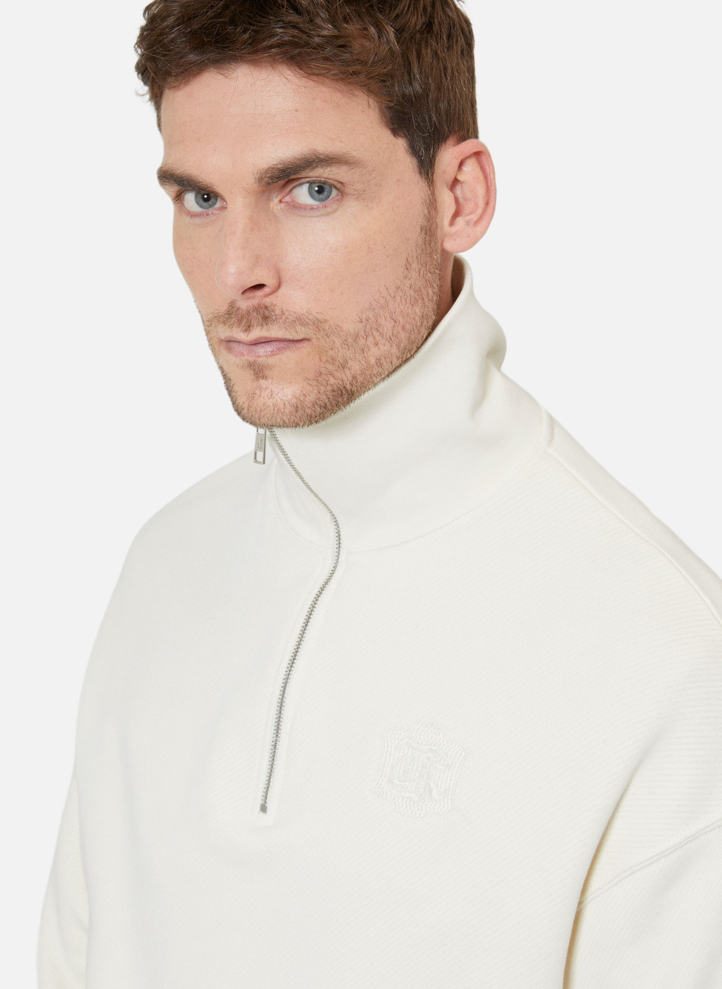 Trucker collar sweatshirt THE KOOPLES Beige