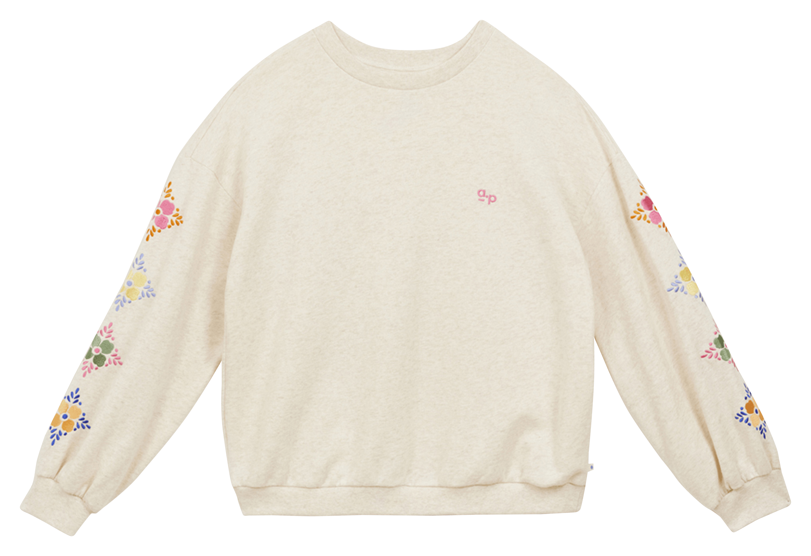 Oversized sweater van biologisch katoen A.P Beige