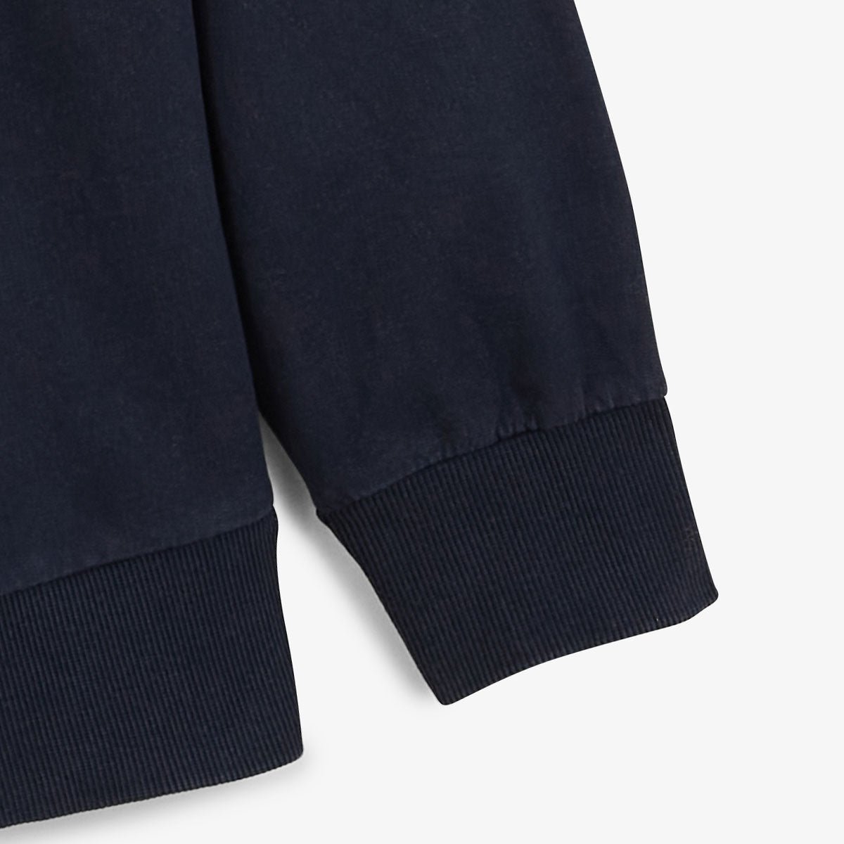 Round neck sweatshirt in old dye cotton SERGE BLANCO Blue