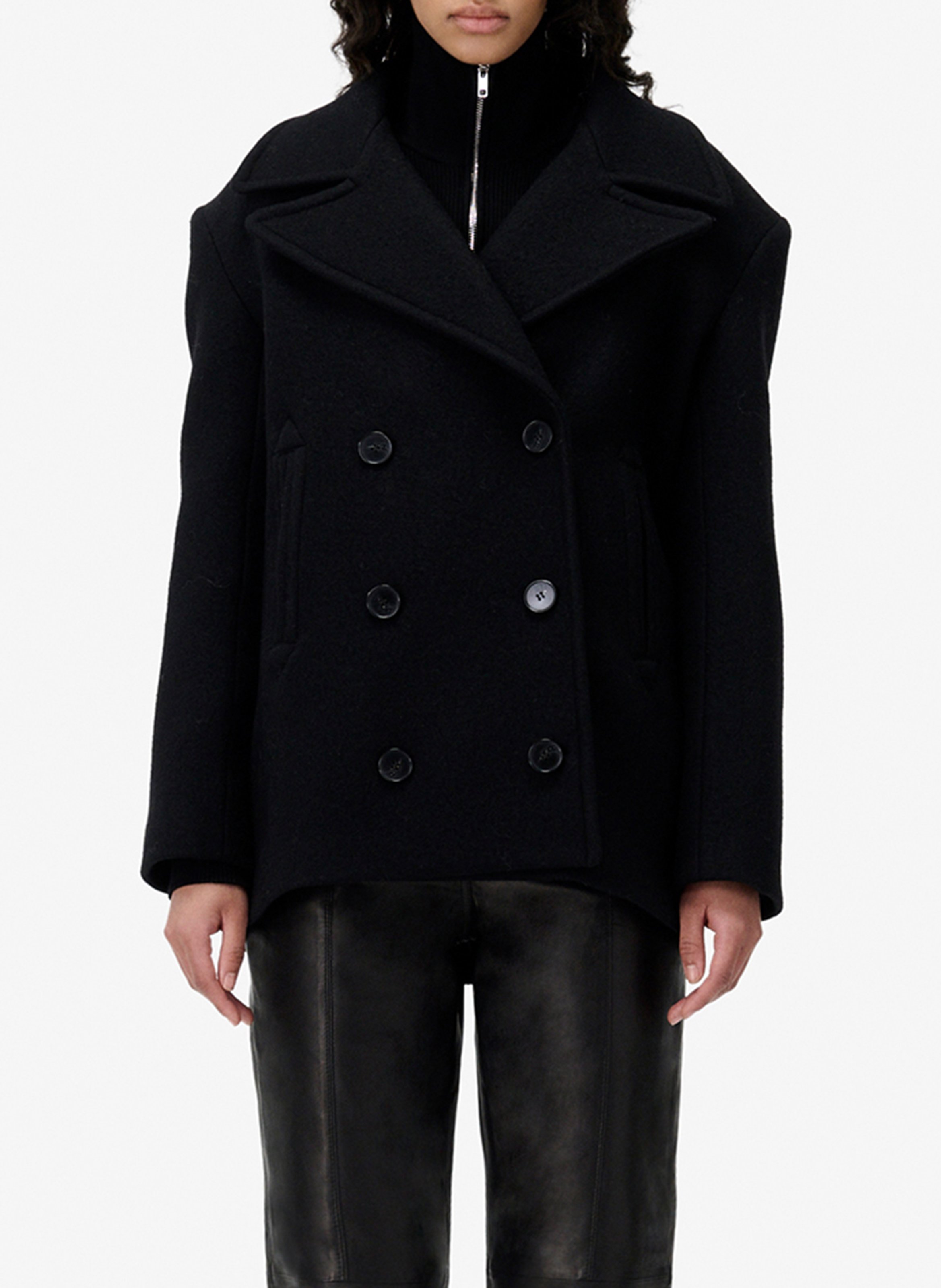 Geknöpfter Wollmäntelanzug IRO Khaki