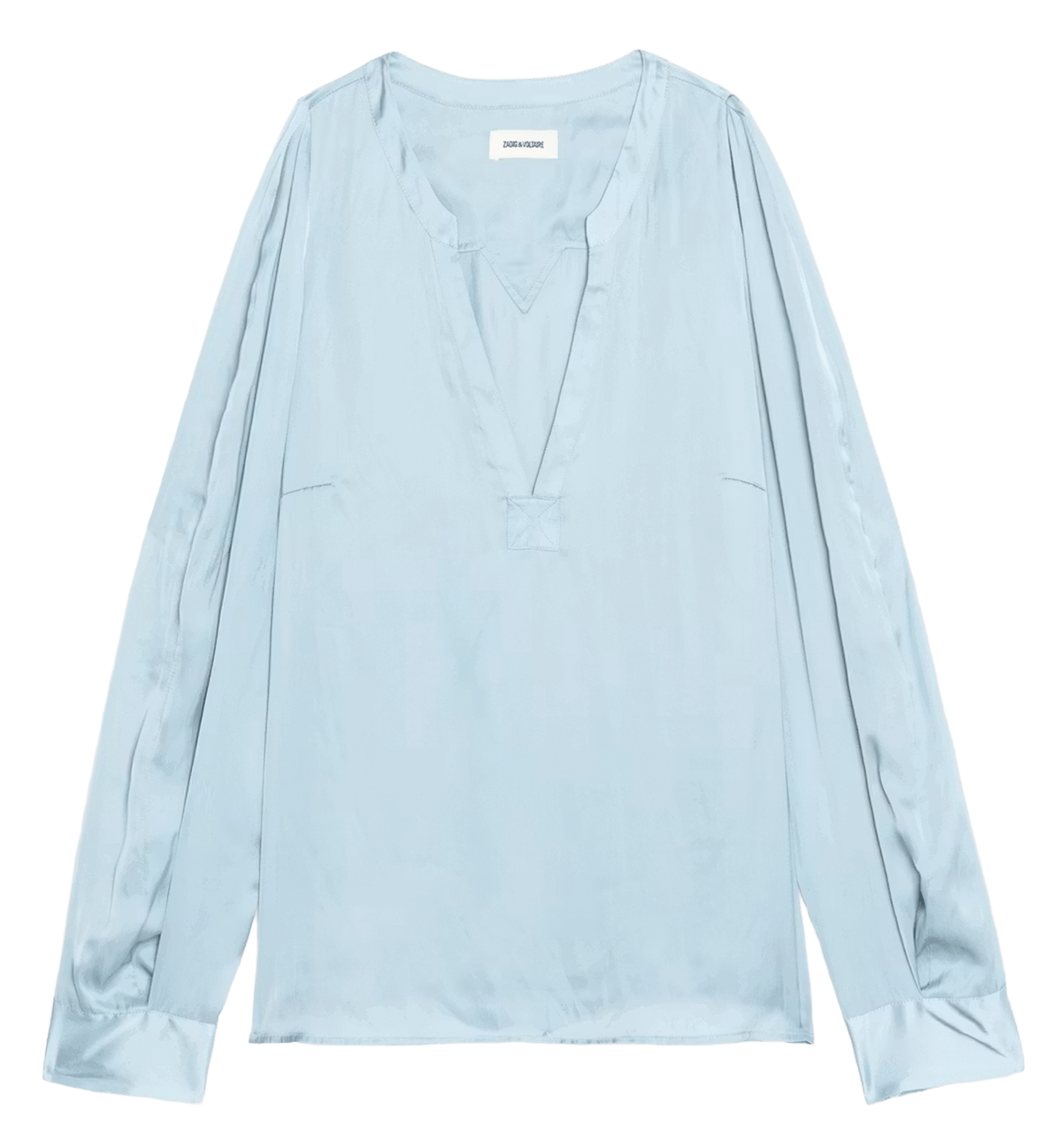 Blouse met tuniekhals ZADIG&VOLTAIRE Blauw