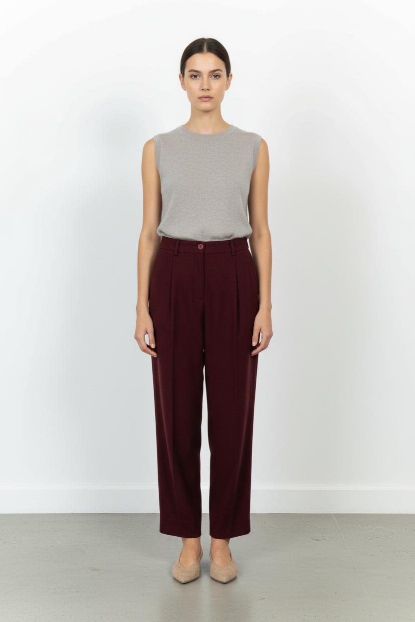 Pantalon MODETROTTER - Seconde Main Rouge
