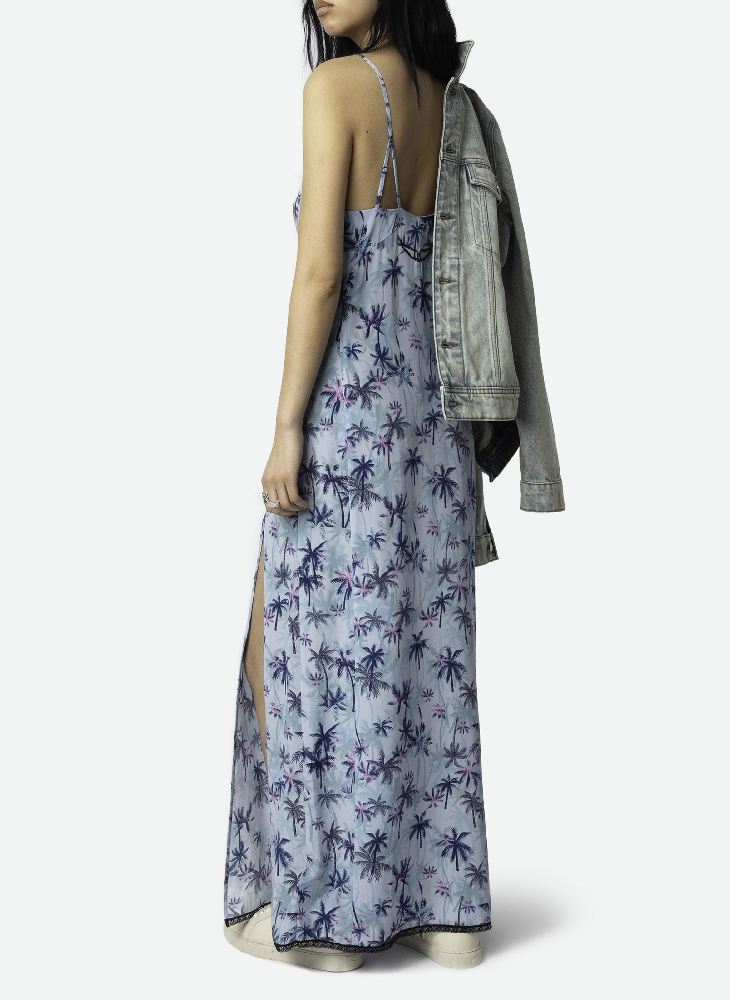 Kimono aus bedruckter Seide ZADIG&VOLTAIRE Blau