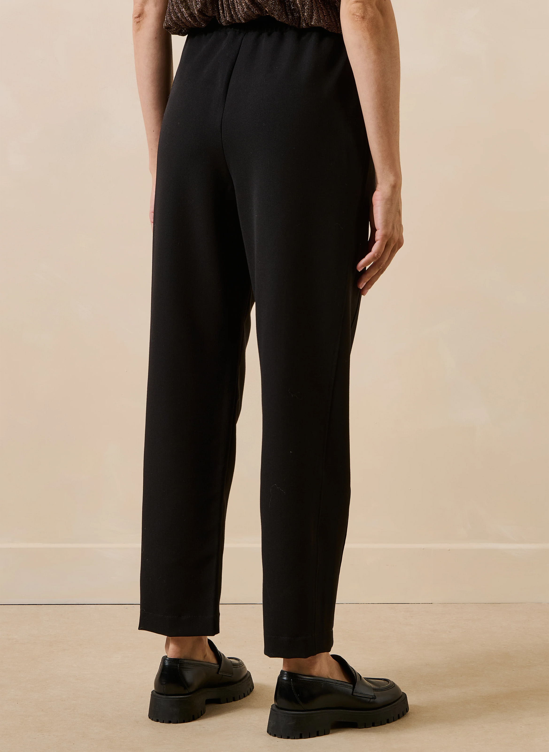 Unifarbene Karottenhose LA FEE MARABOUTEE Schwarz
