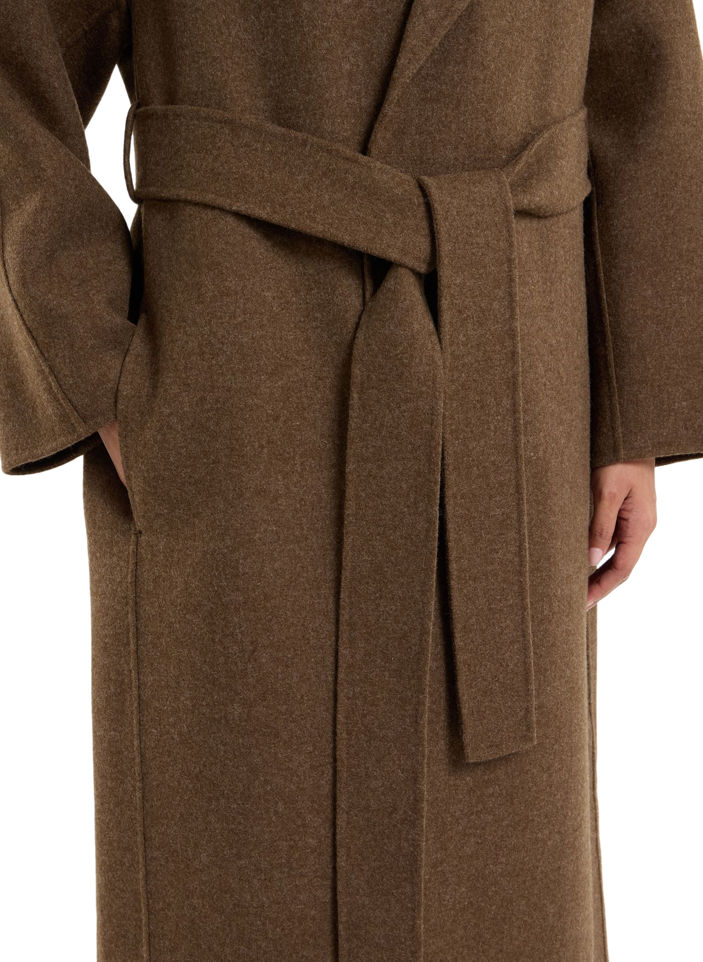 Warmor wool blend warmor coat SAISON 1865 Brown