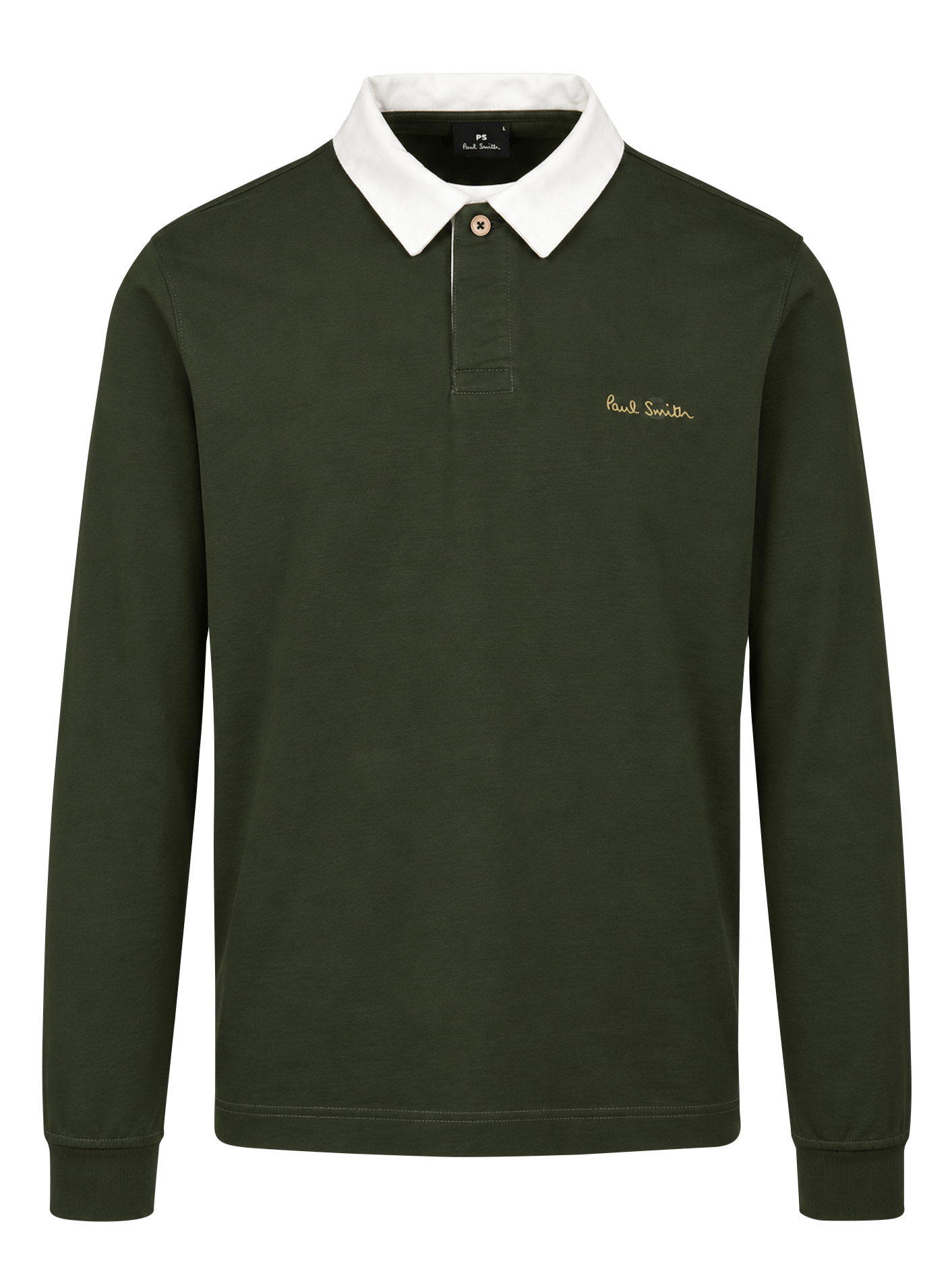 Polo de manga larga recto PAUL SMITH Verde