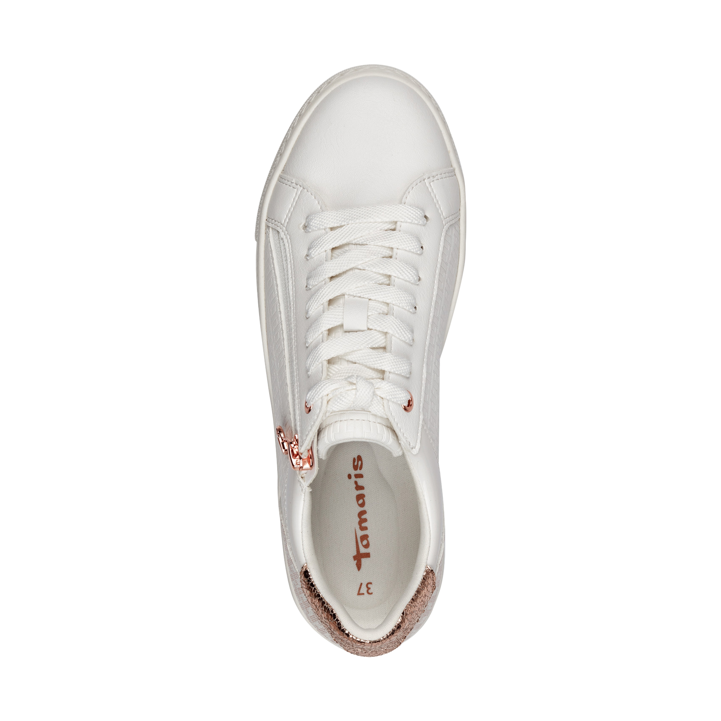 Lace-up sneakers TAMARIS White