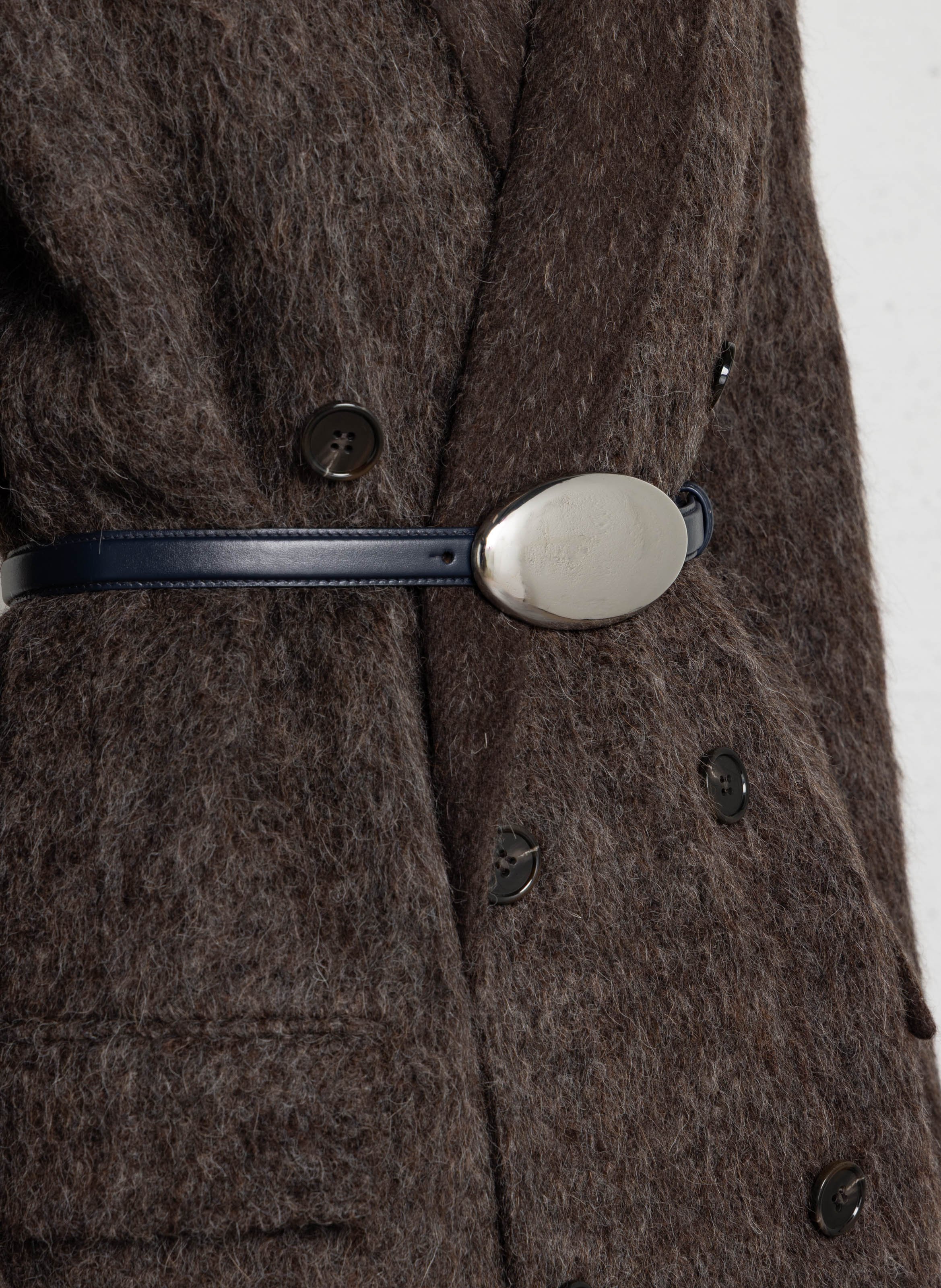 Ledergürtel LAURENCE BRAS Blau