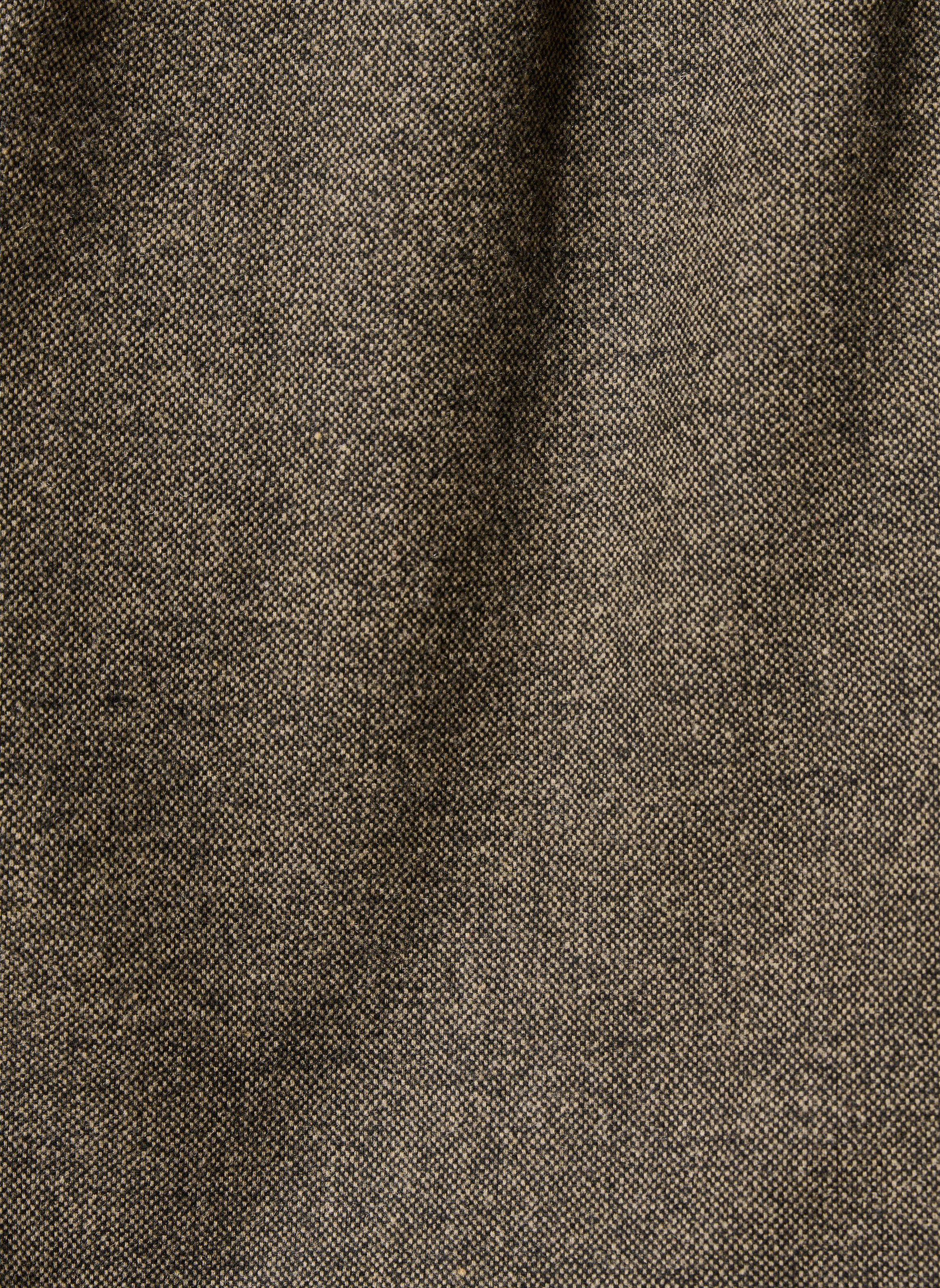 Gerade geschnittene Tweedjacke mit geknöpftem Stehkragen LA FEE MARABOUTEE Braun