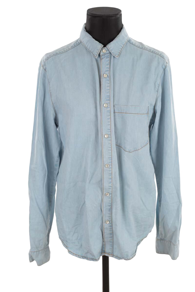 Cotton shirt AMI PARIS - Seconde Main Blue