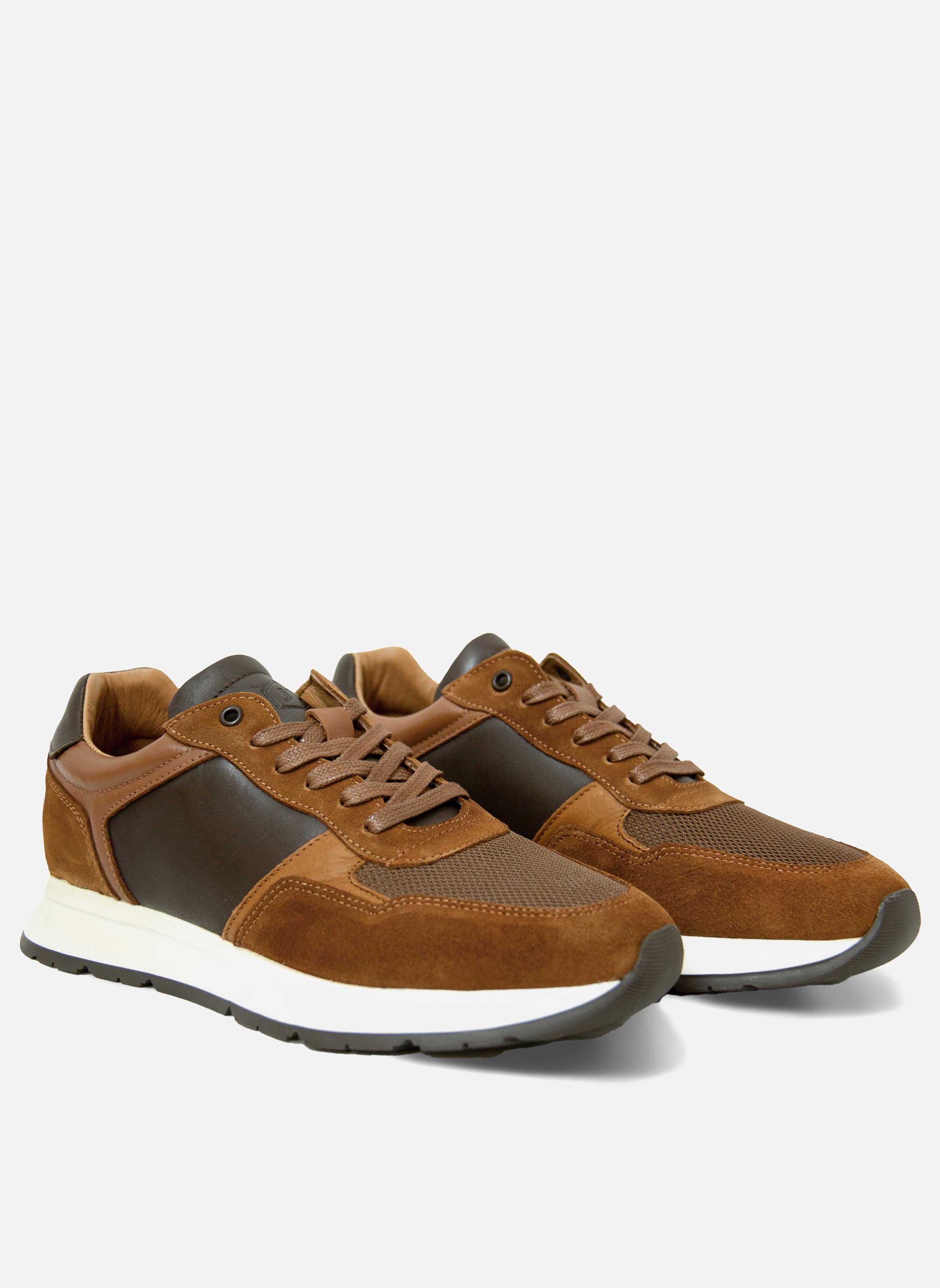 Noé leather sneakers JULES & JENN Brown