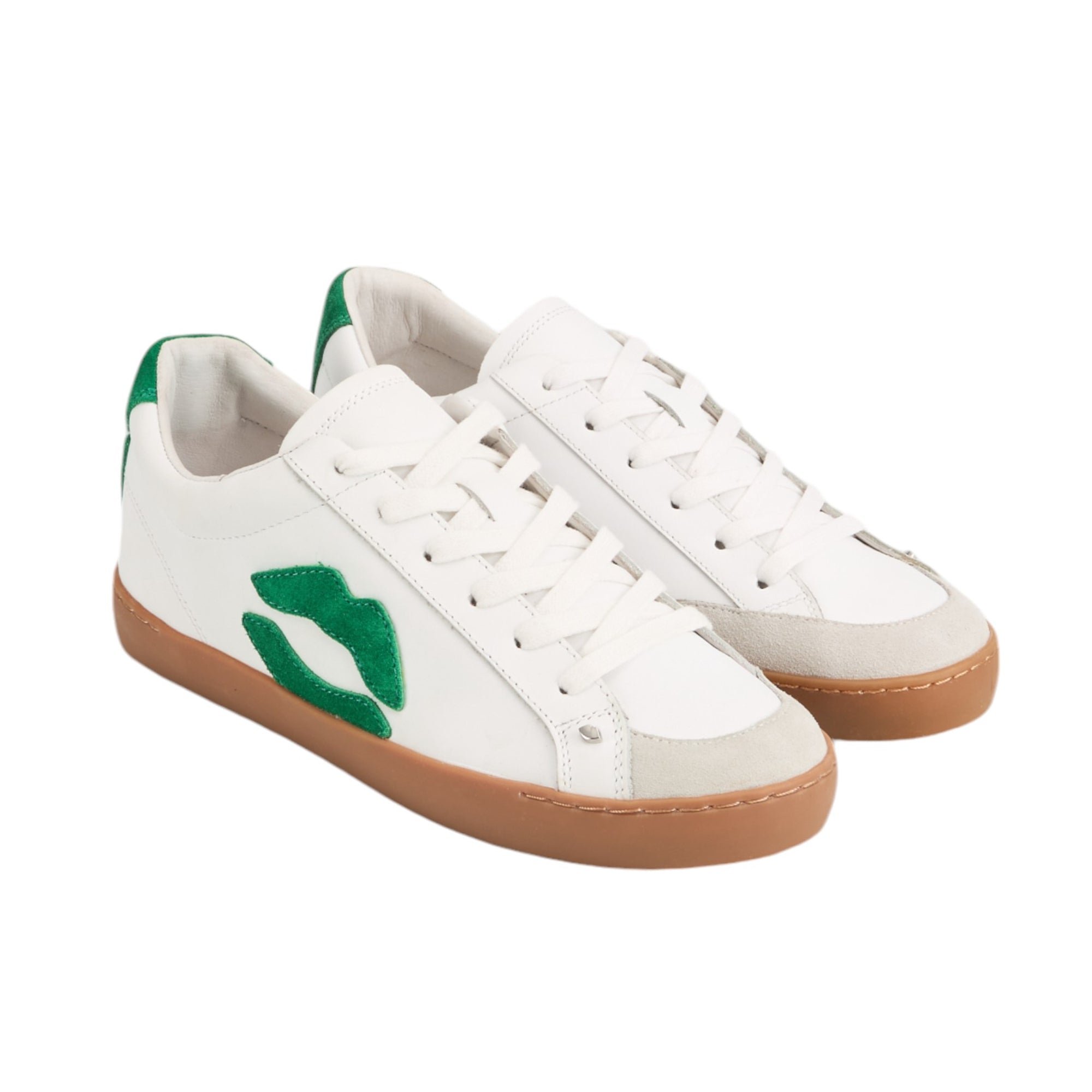 Jimmy leather sneakers BONS BAISERS PARIS White