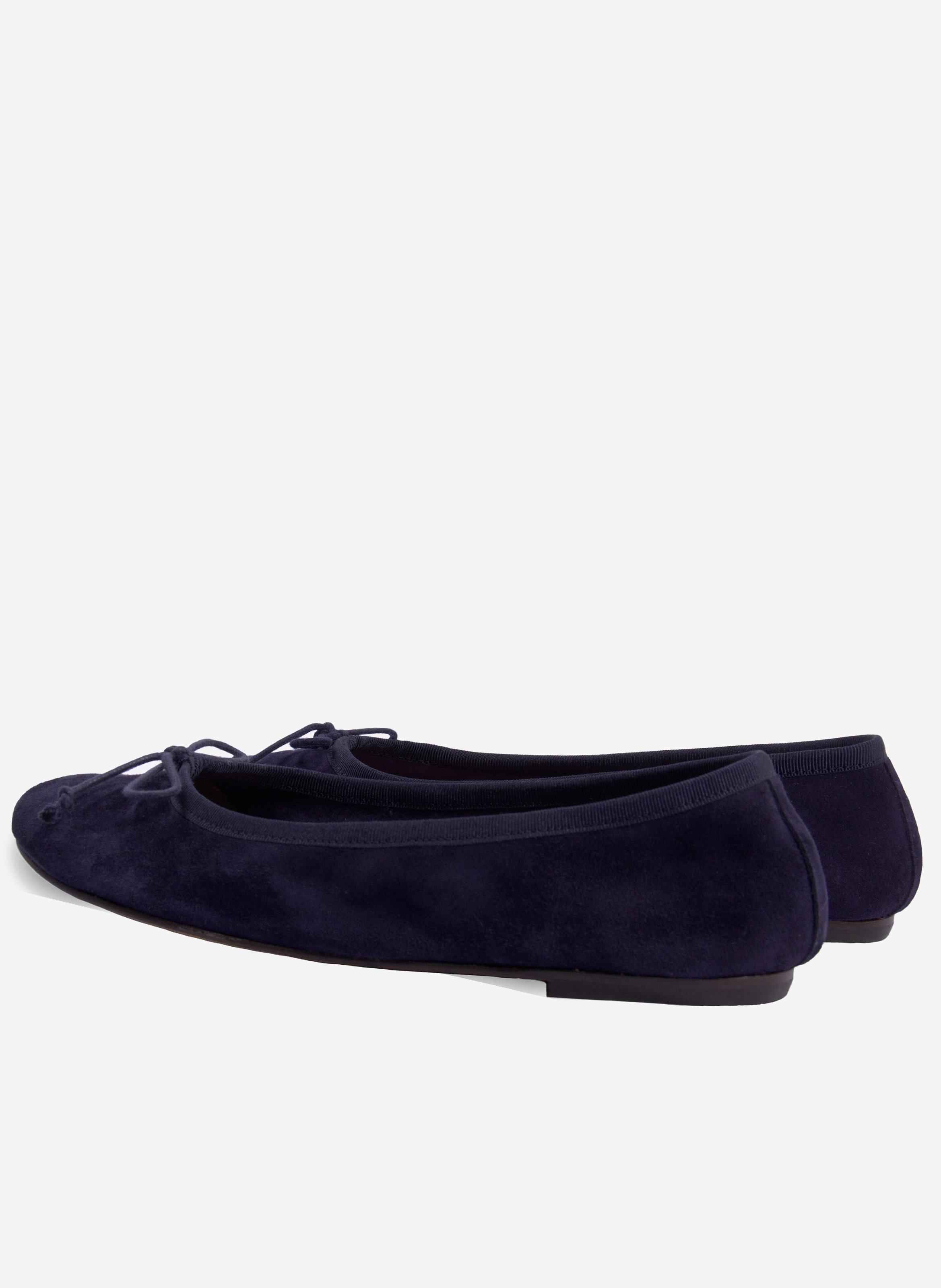 Classic suede leather ballet flats JULES & JENN Blue