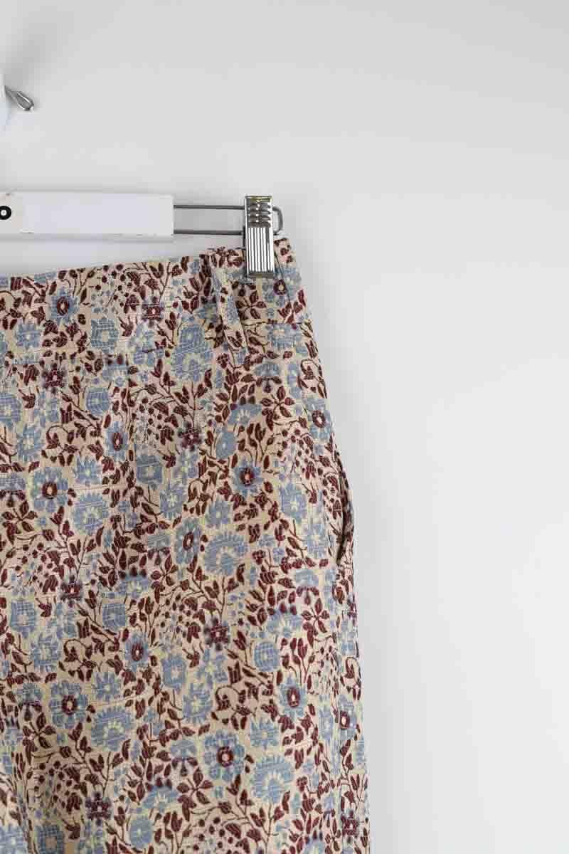 Multicolored straight pants SEZANE - Seconde main Multicolored