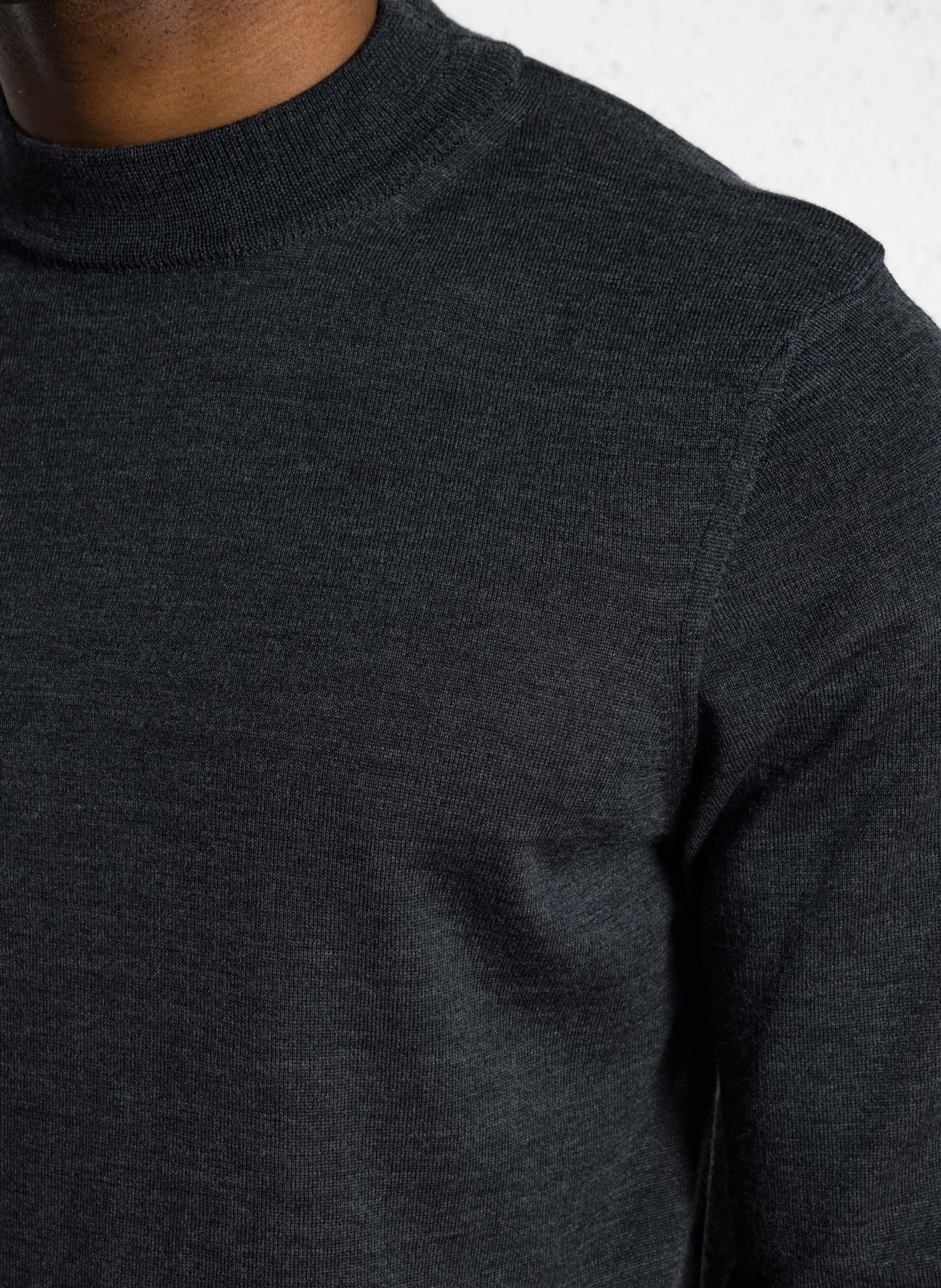 Abidjan - Wollpullover mit Rundhalsausschnitt IKKS Grau