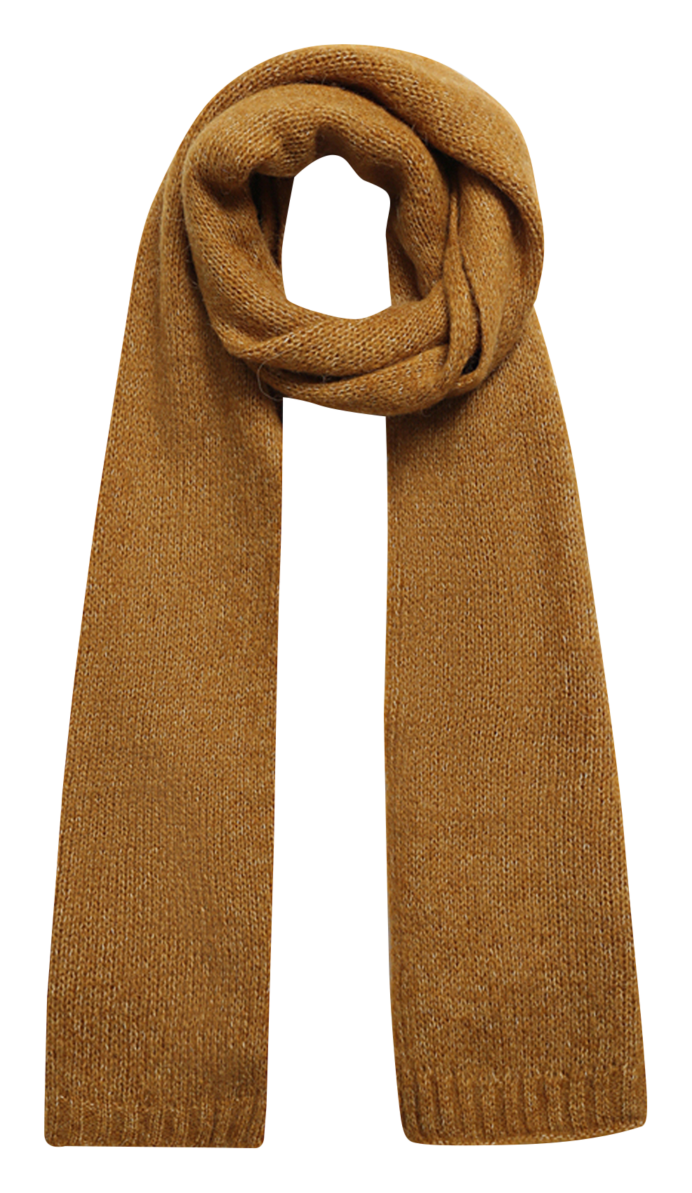 Wool and mohair scarf GRACE ET MILA Yellow