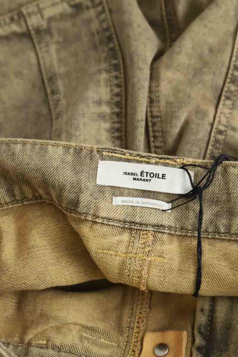 Cotton mini shorts ISABEL MARANT ÉTOILE - SECONDE MAIN Beige