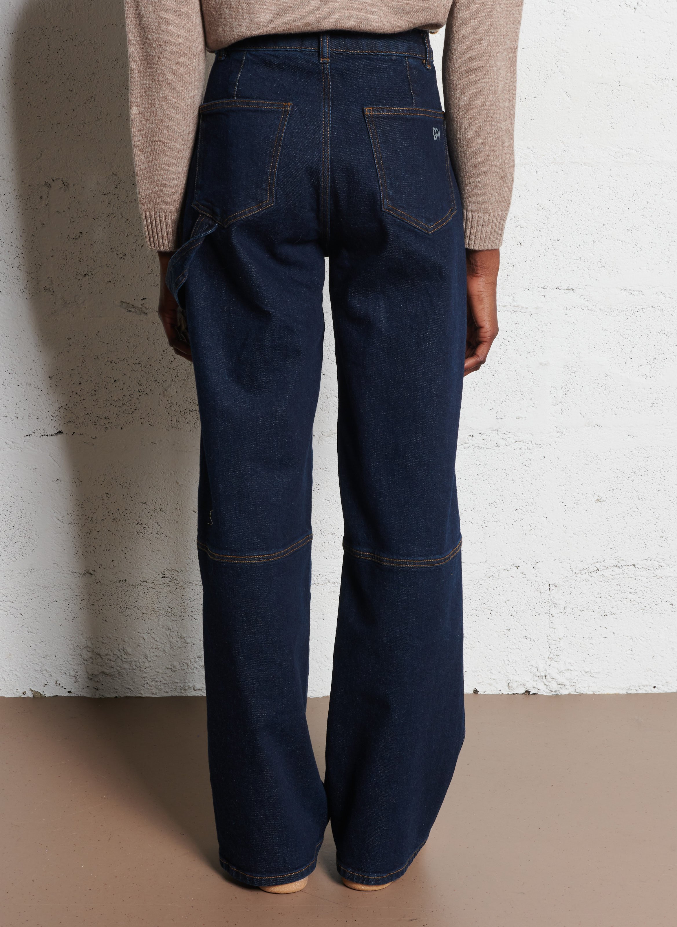 Jean brut large taille haute DES PETITS HAUTS Jean brut