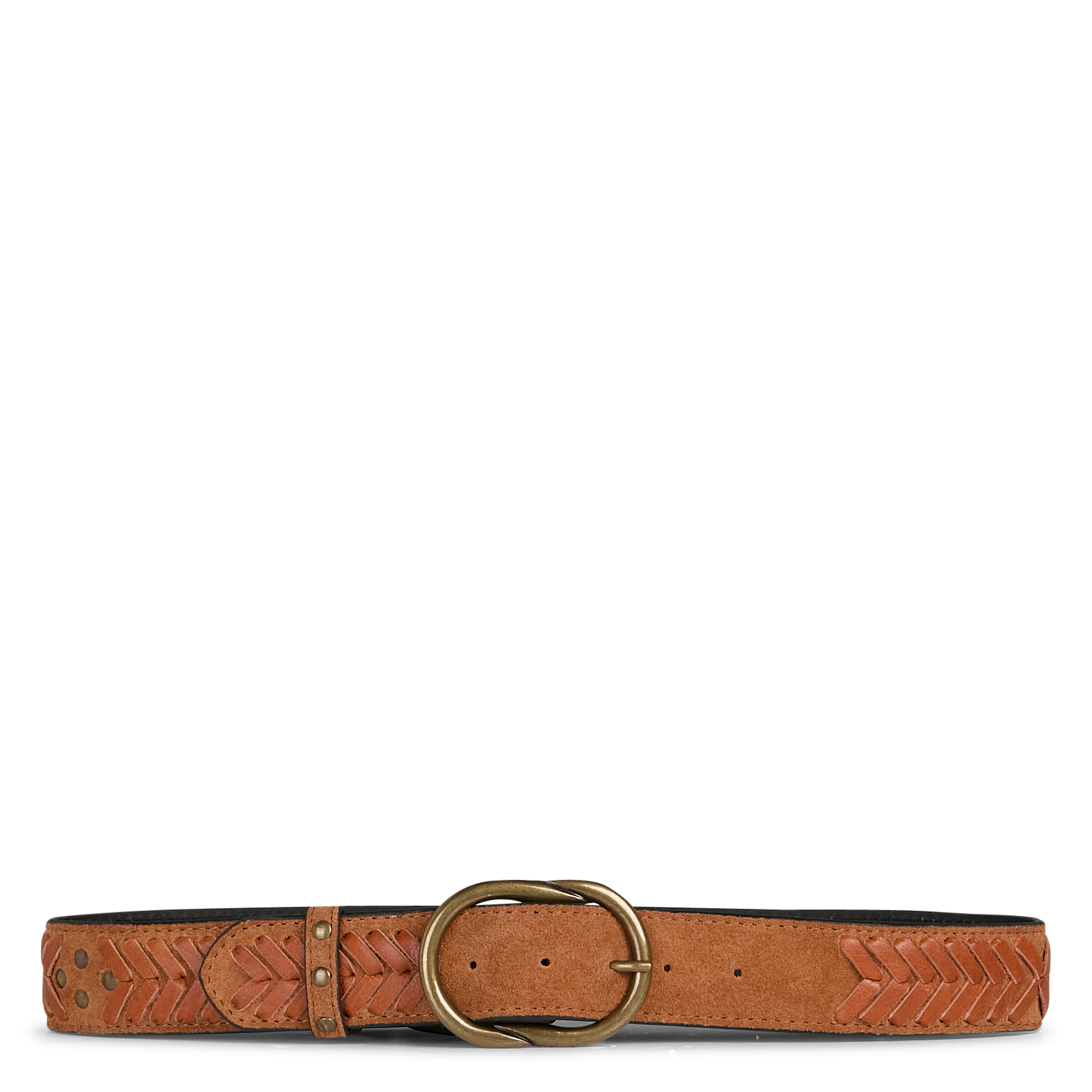 Ceinture en cuir PIECES Marron