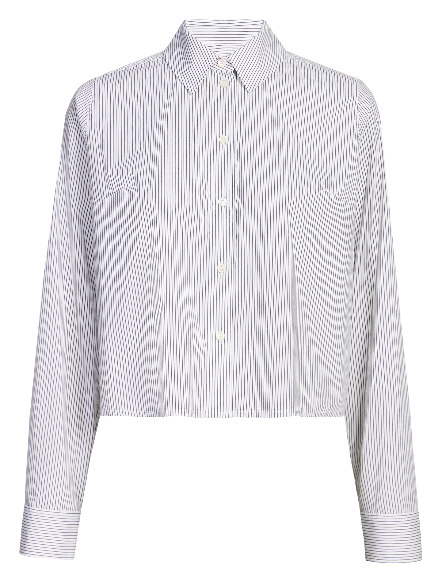 Chemise courte droite à rayures SAISON 1865 Multicolore