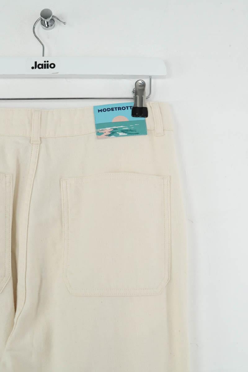 Slim-fit cotton cargo pants MODETROTTER - Seconde Main Beige
