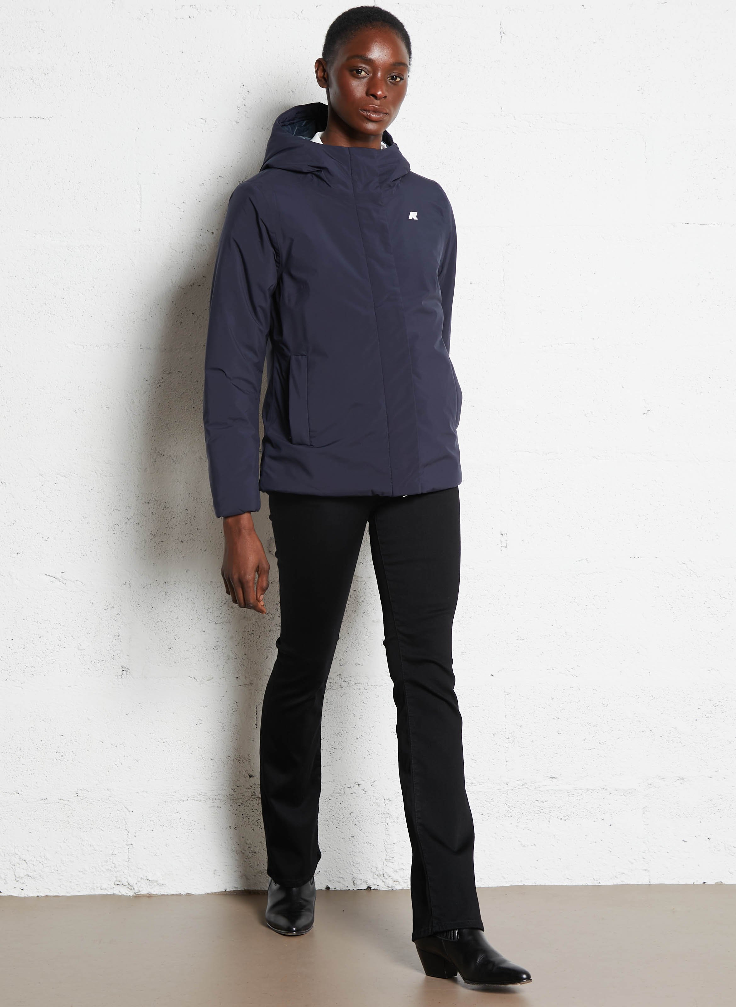 Veste rembourrée à capuche K-WAY Bleu