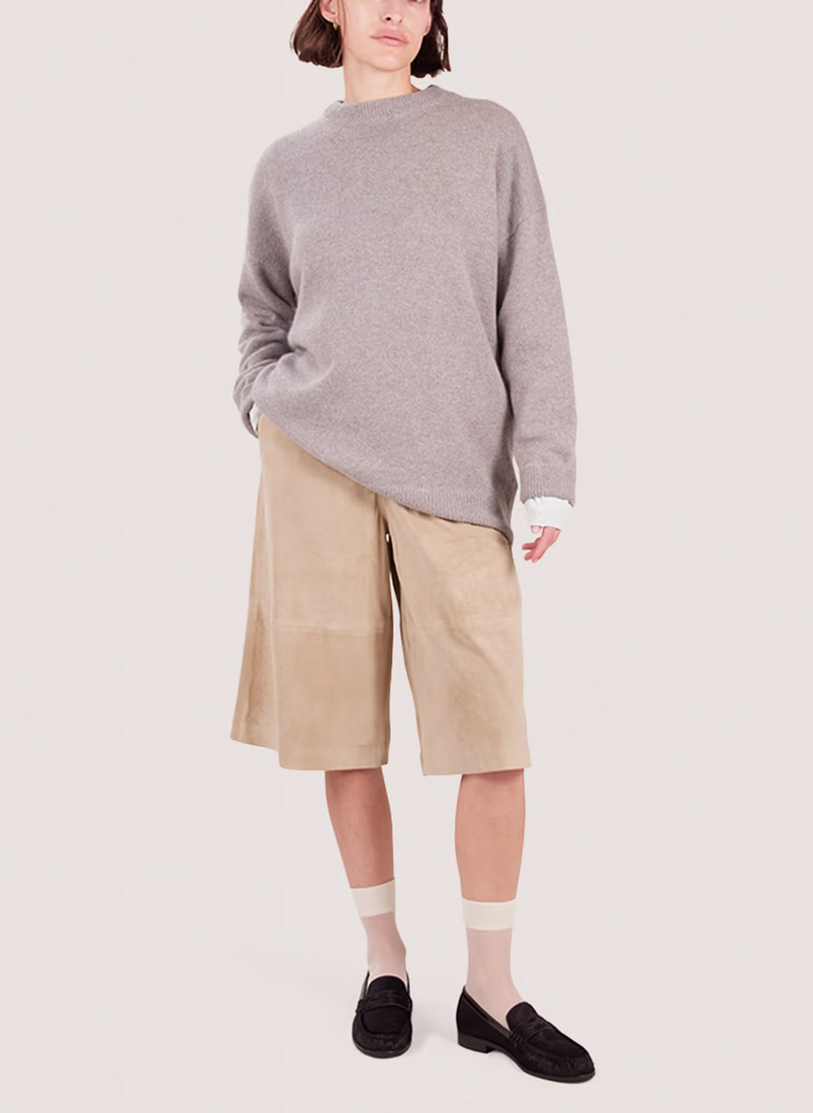 Pony leather moccasins JONAK Brown