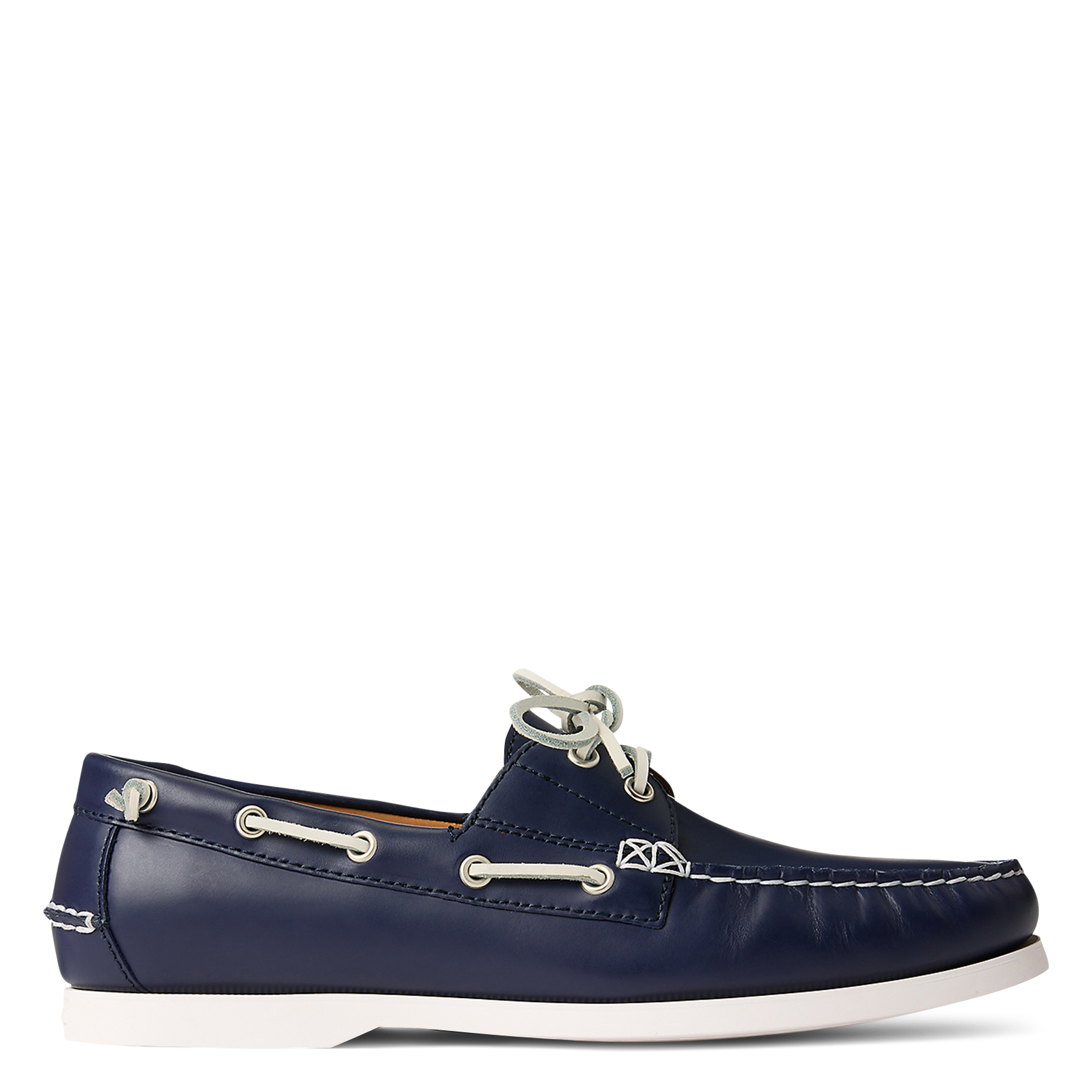 Bootschoenen van leer POLO RALPH LAUREN Blauw
