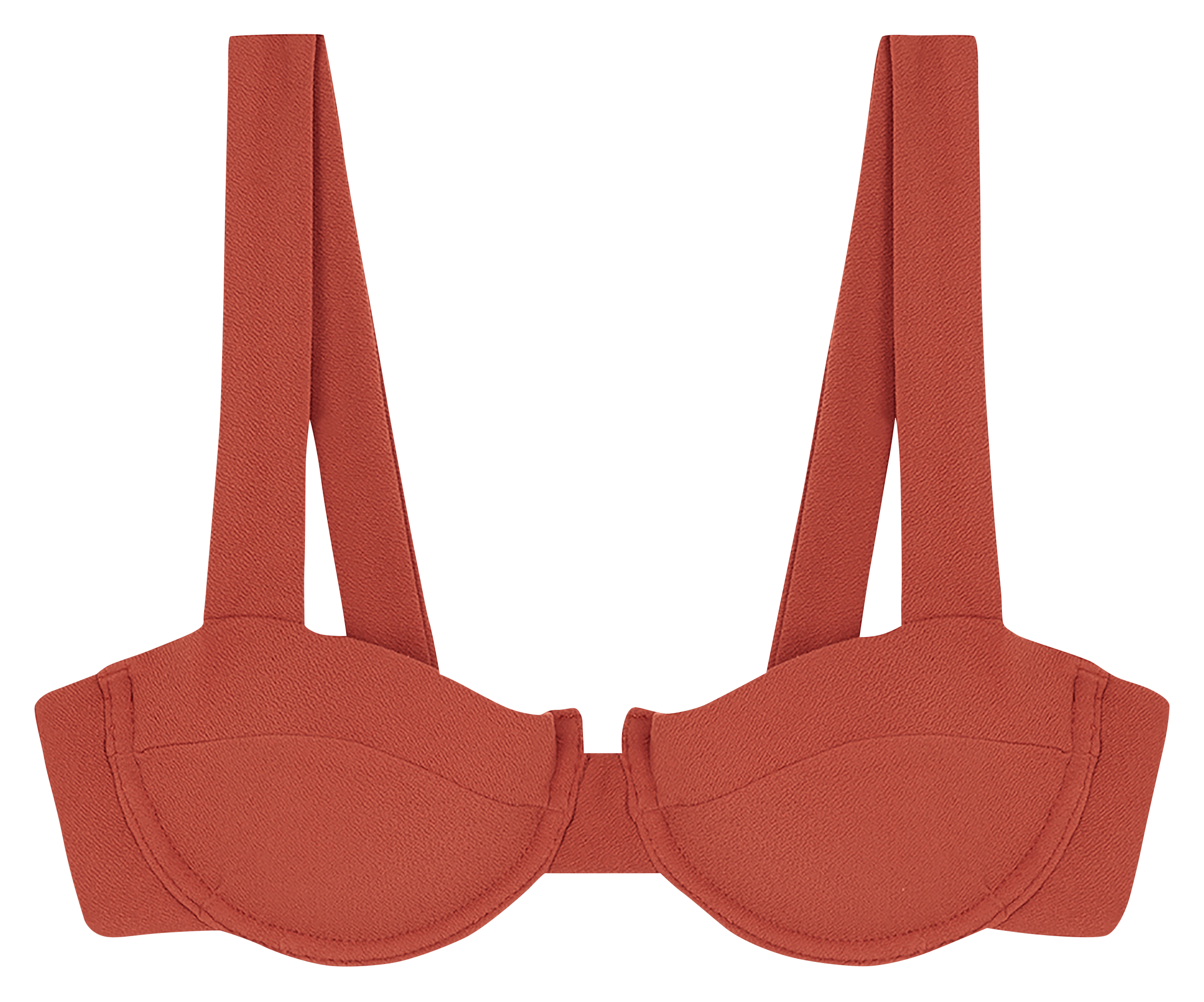 Haut de mailot de bain ROBIN COLLECTION Marron