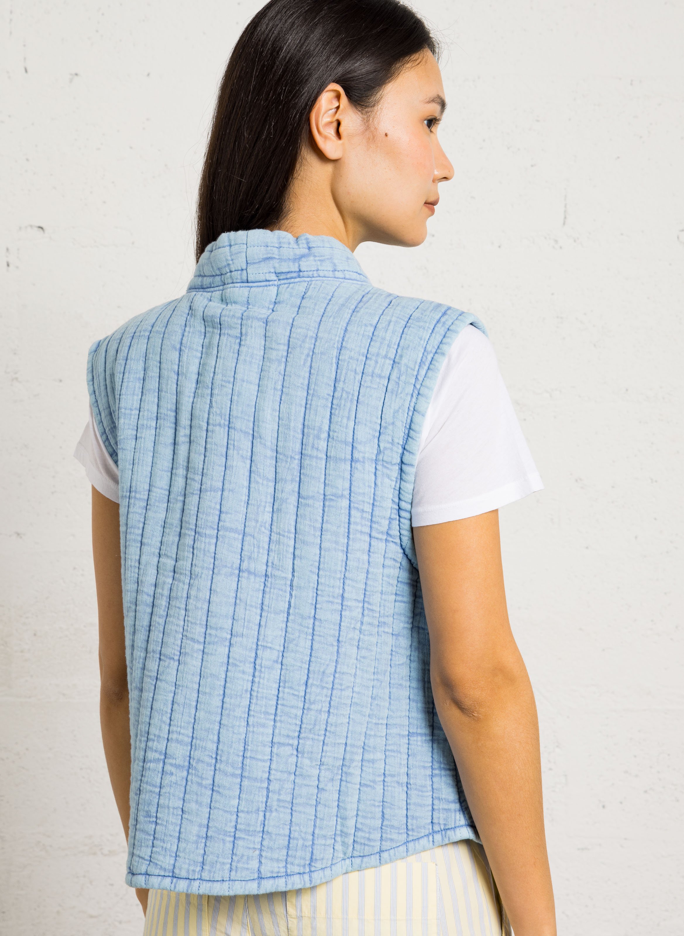 Recht, gewatteerd jasje LA PETITE ETOILE Blauw