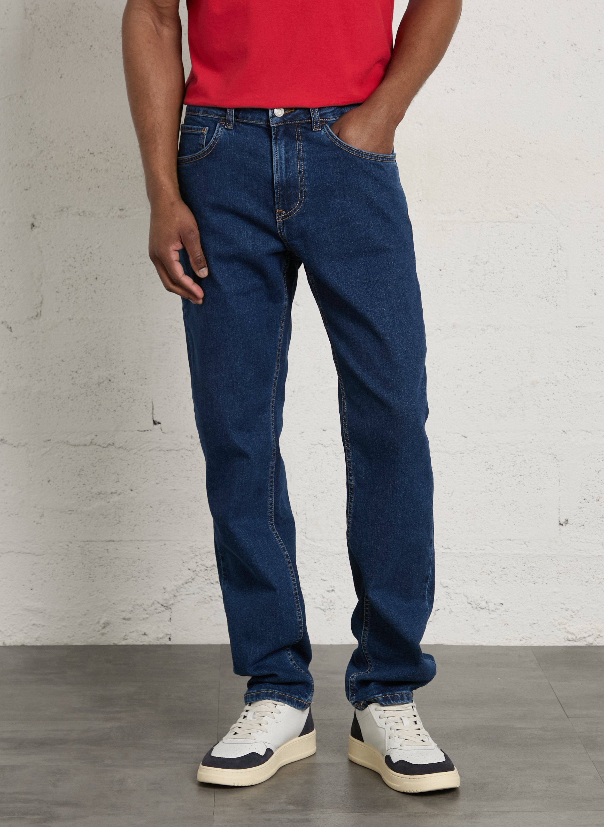 Jean slim en coton mélangé PEPE JEANS
