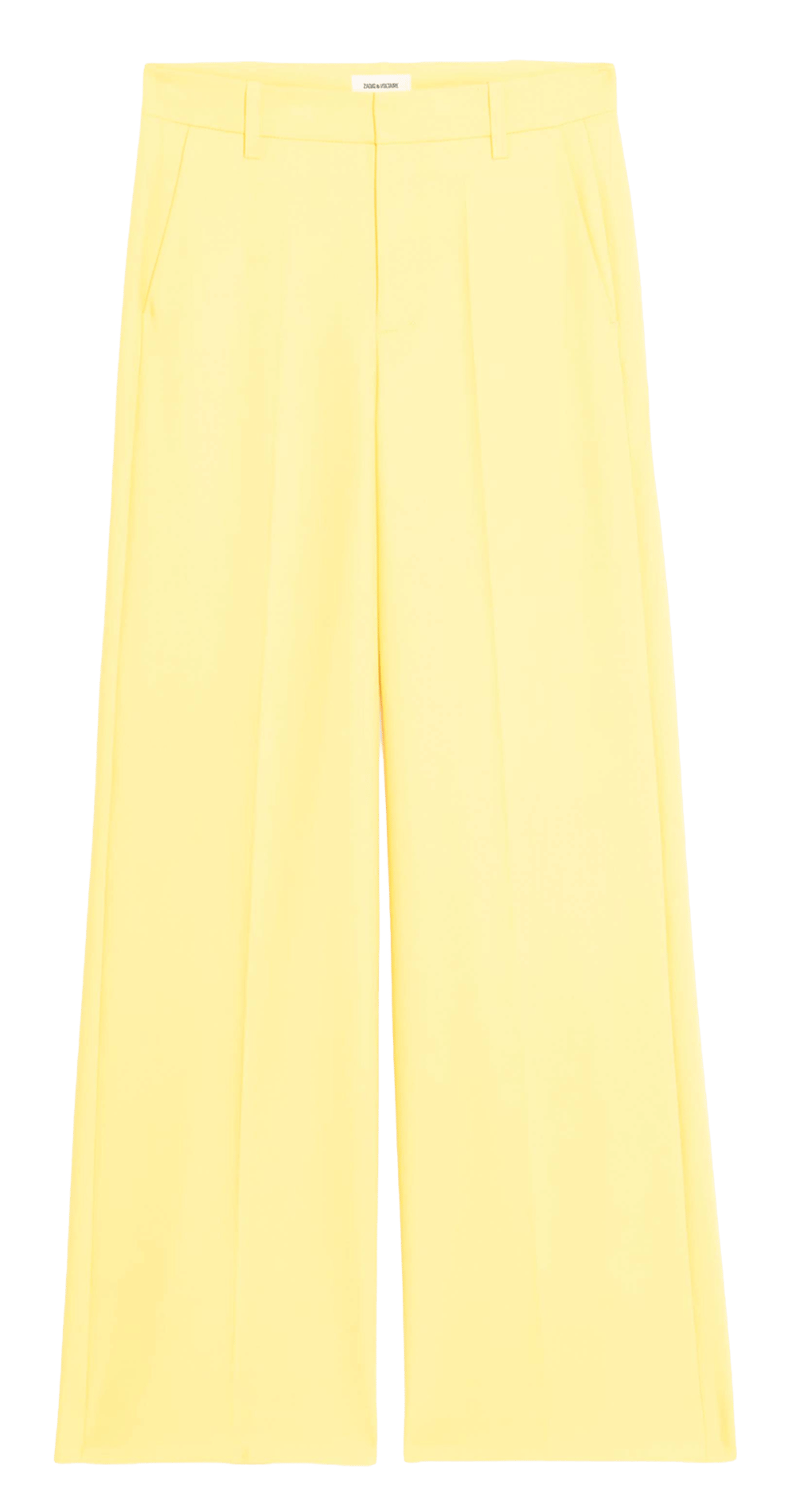 Carrotbroek met hoge taille Geel