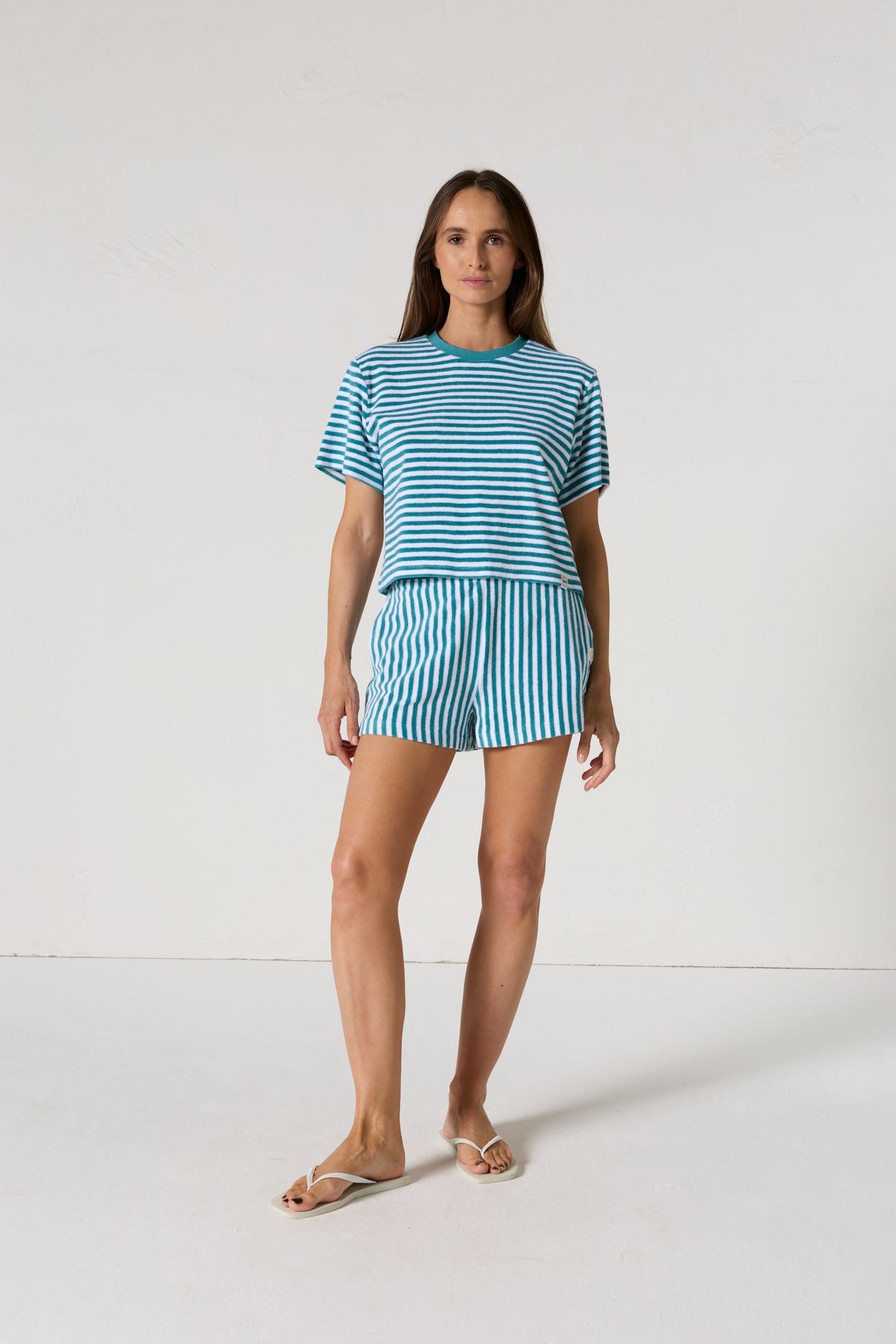 Top éponge silica stripe JOTT Bleu